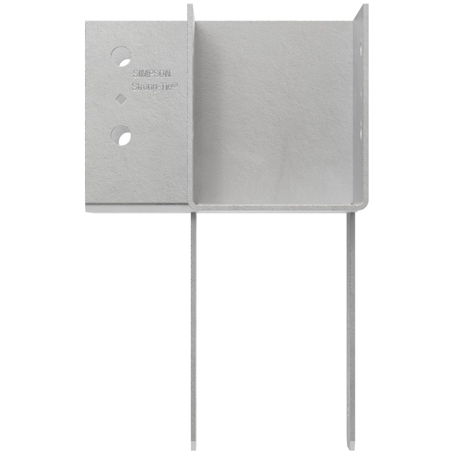 Simpson Strong-Tie ECCLR666HDG ECCLR HDG L-Shape End Column Cap for 6x Beams, 6x Post, Skewed Right - Image 3