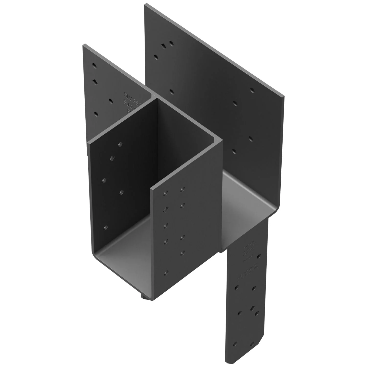 Simpson Strong-Tie L-Shape End Column Cap for 4x Beams, 6x Post w/ SDS Screws, Skewed Right (ECCLRQ464SDS) - Image 3