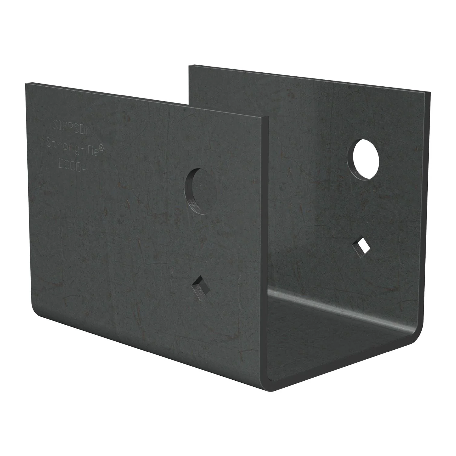 Simpson Strong-Tie ECCO4 ECCO End Column Cap, No Legs, for 4x Beam, 4-in. Height - Image 3