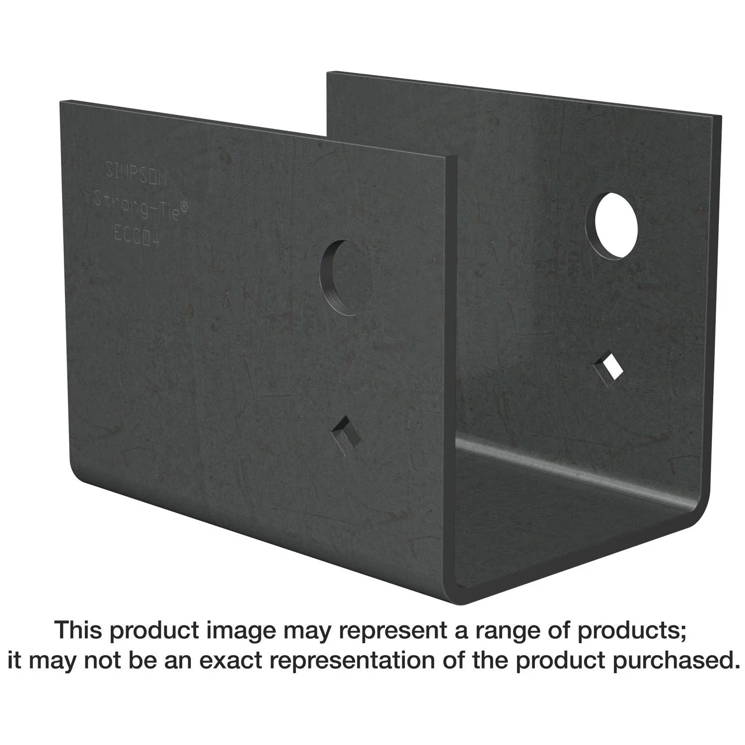 Simpson Strong-Tie ECCO6 ECCO End Column Cap, No Legs, for 6x Beam, 6-1/2-in. Height - Image 1