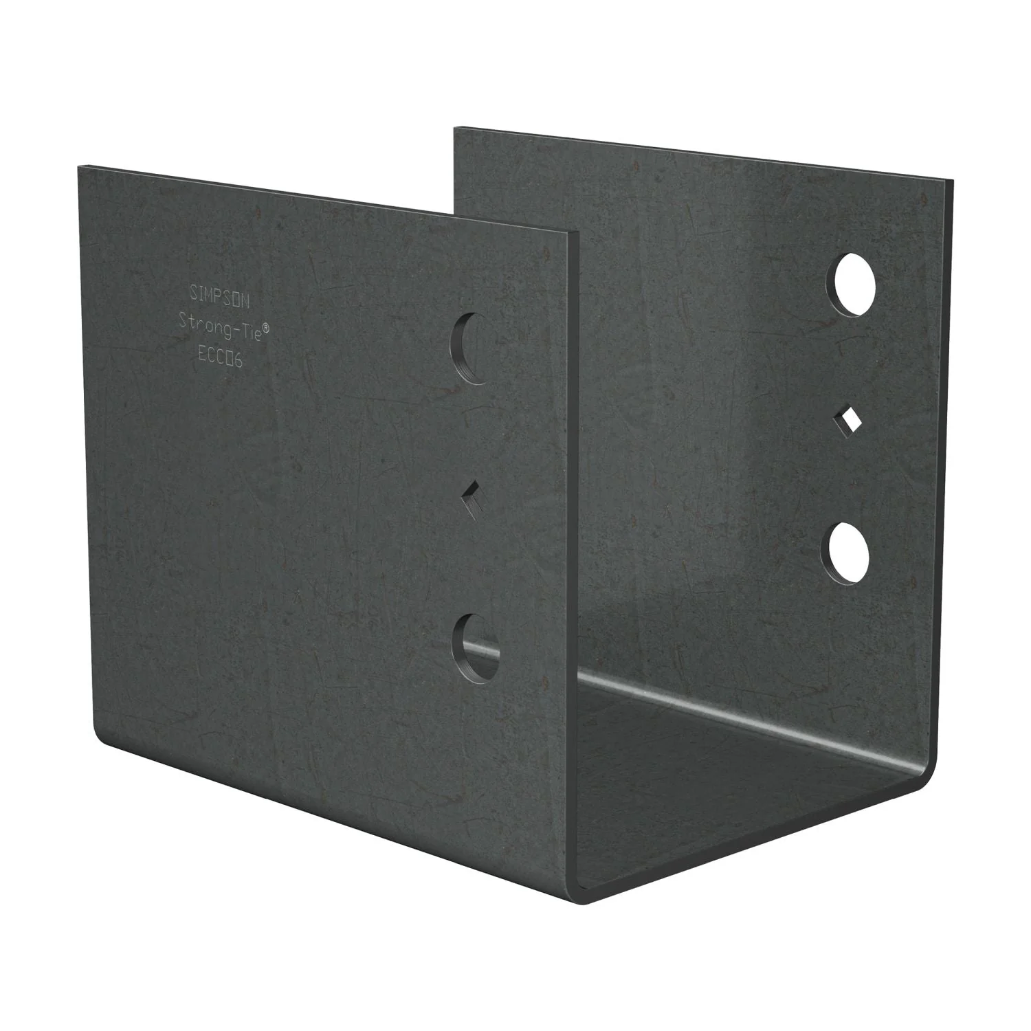 Simpson Strong-Tie ECCO6 ECCO End Column Cap, No Legs, for 6x Beam, 6-1/2-in. Height - Image 3