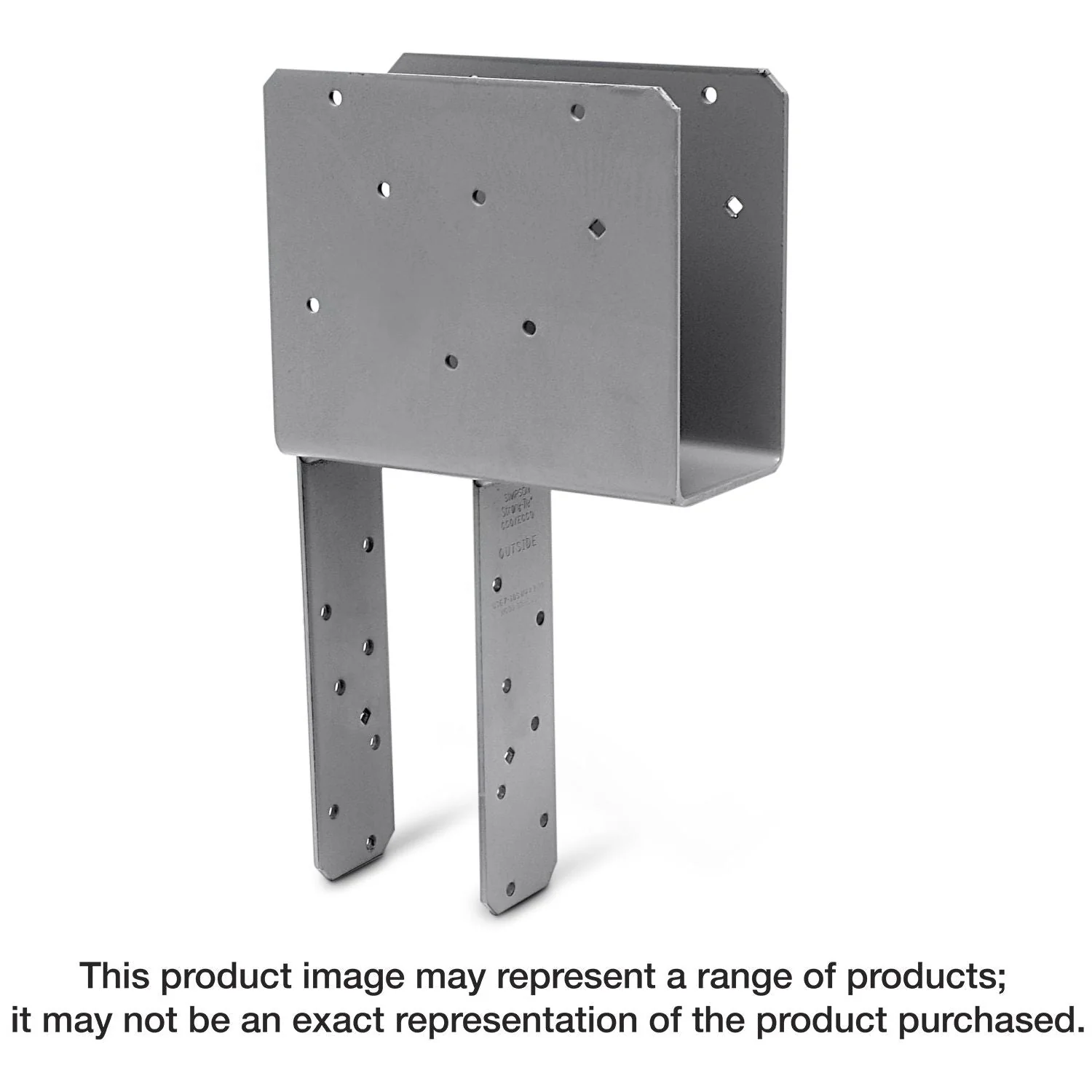 Simpson Strong-Tie ECCQ66SDS2.5-R ECCQ End Column Cap for 6x Beam, 6x Post, with Strong-Drive SDS Screws - Image 1