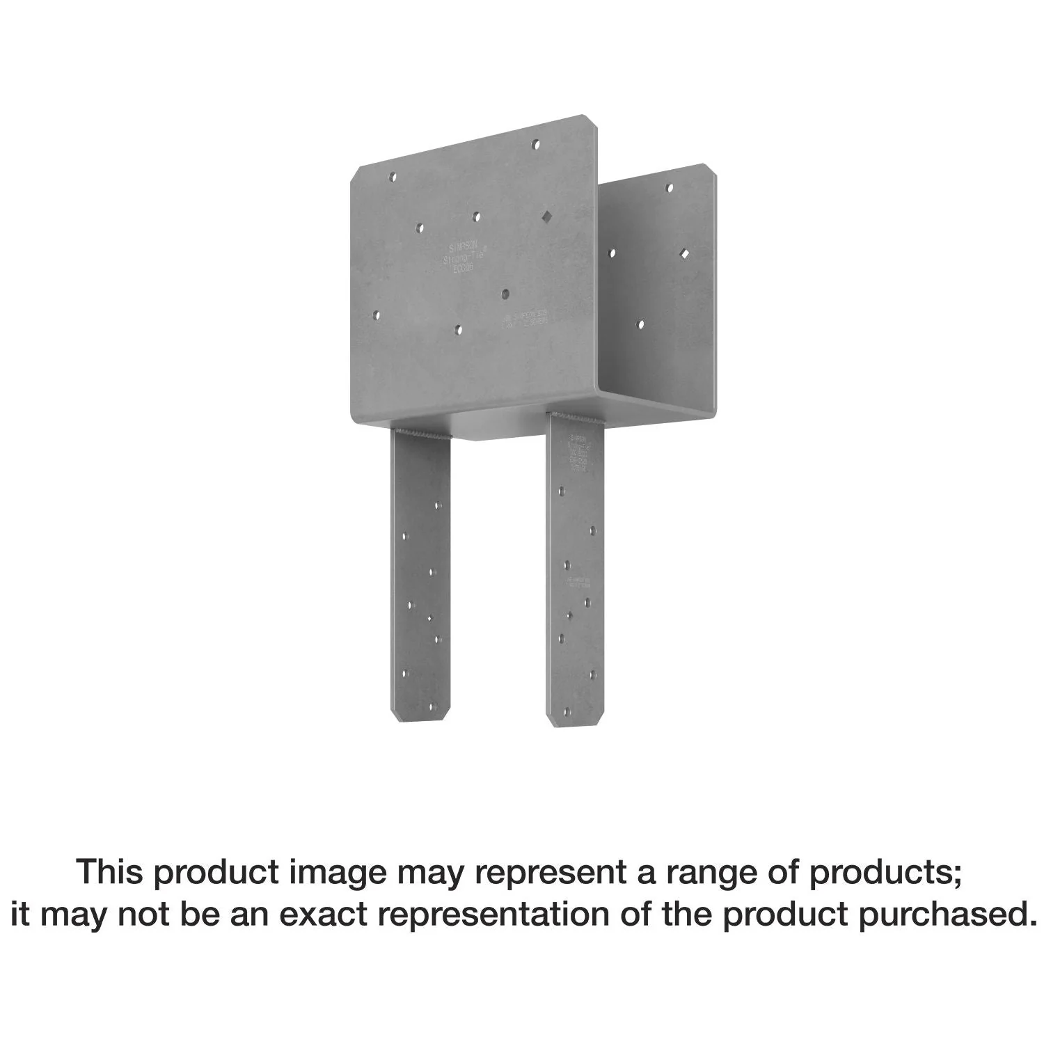 Simpson Strong-Tie ECCQ68SDS2.5 ECCQ End Column Cap for 6x Beam, 8x Post, with Strong-Drive SDS Screws - Image 1