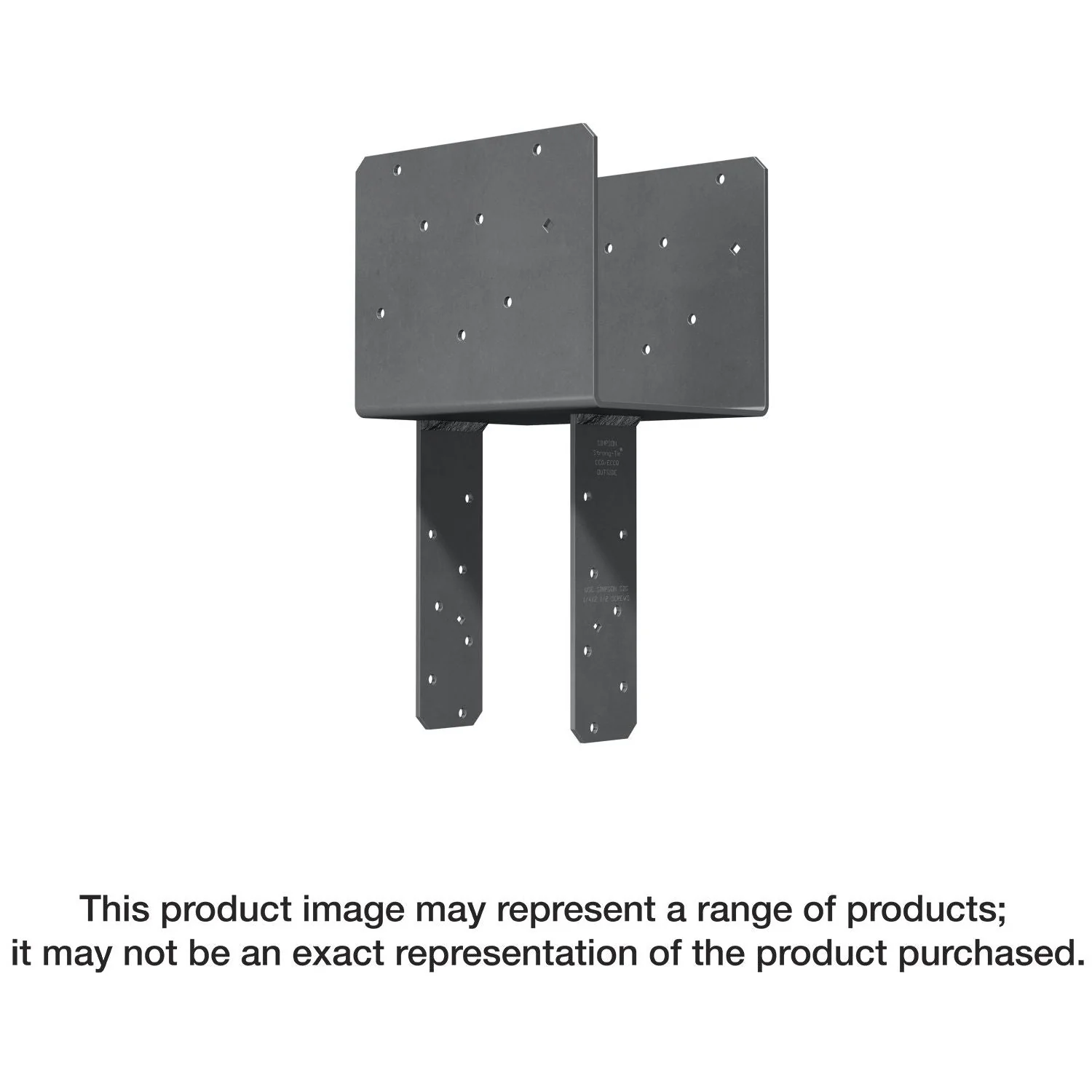 Simpson Strong-Tie ECCQ76SDS2.5 ECCQ End Column Cap for 6-3/4-in. Beam, 6x Post, with Strong-Drive SDS Screws - Image 1