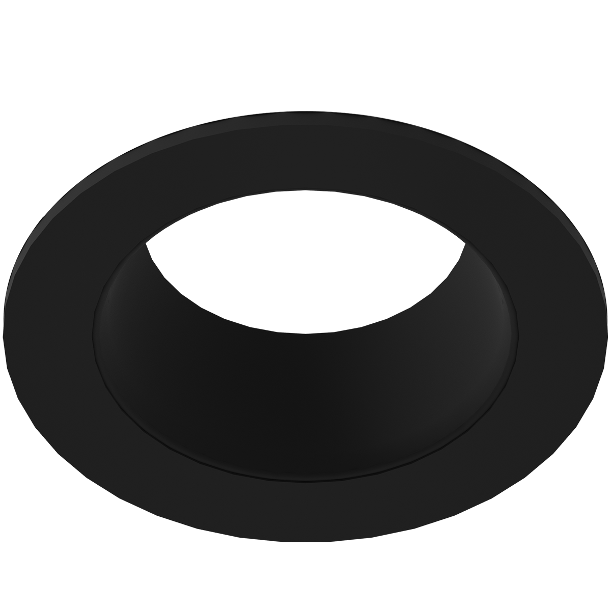 HUDSON VALLEY LIGHTING | ECO DOWNLIGHT 3″ STANDARD ROUND TRIM – BLACK | 8.00