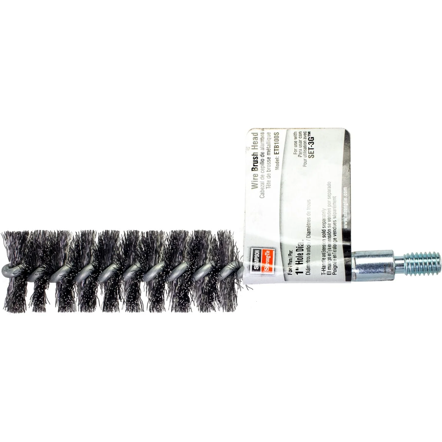Simpson Strong-Tie ETB100S ETBS 1-in. Wire Hole-Cleaning Brush Head - Image 2