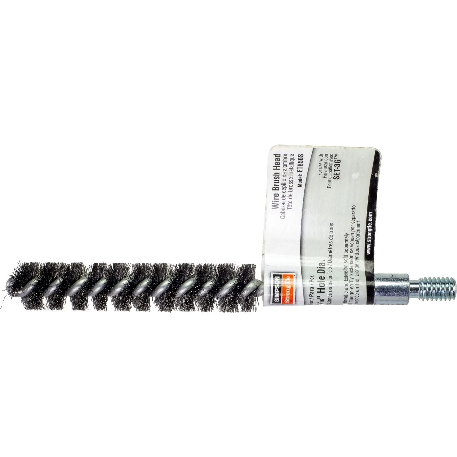 Simpson Strong-Tie ETB56S ETBS 9/16-in. Wire Hole-Cleaning Brush Head - Image 2