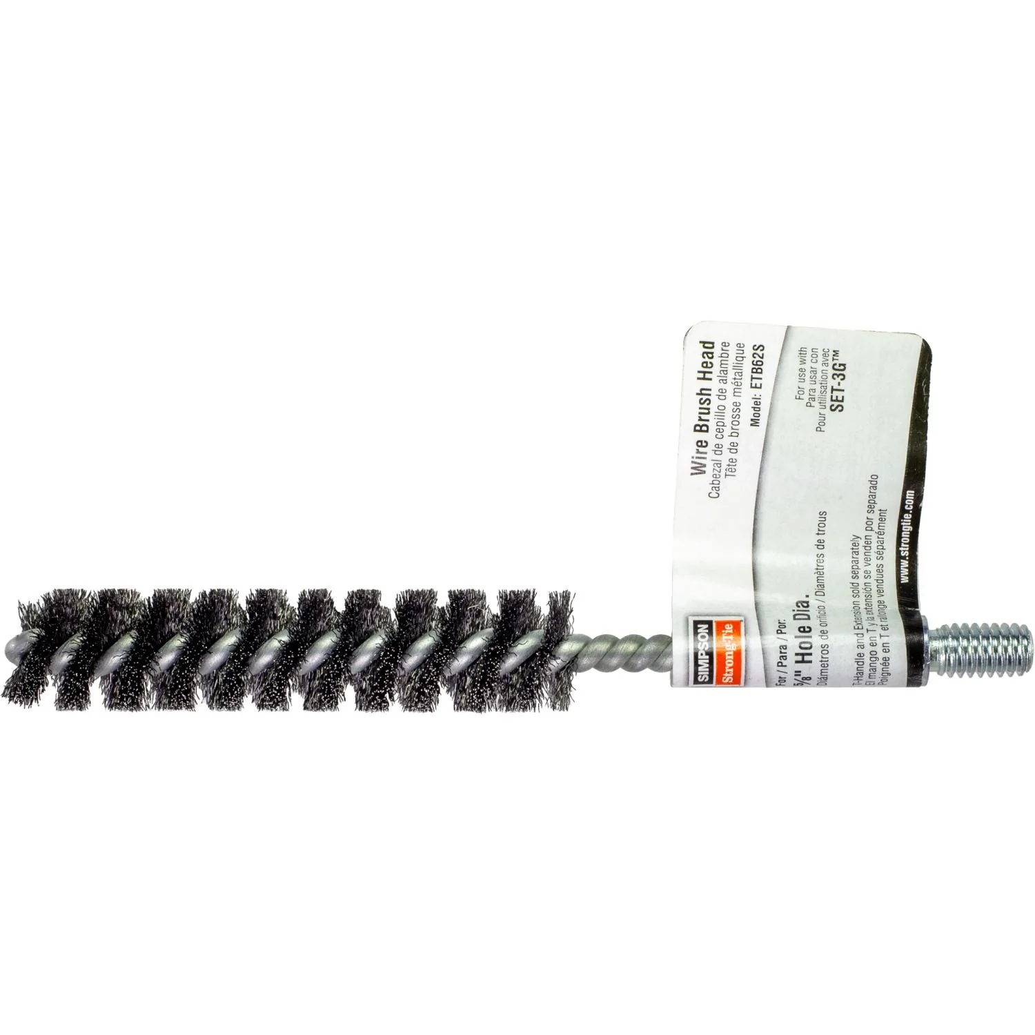 Simpson Strong-Tie ETB62S ETBS 5/8-in. Wire Hole-Cleaning Brush Head - Image 2