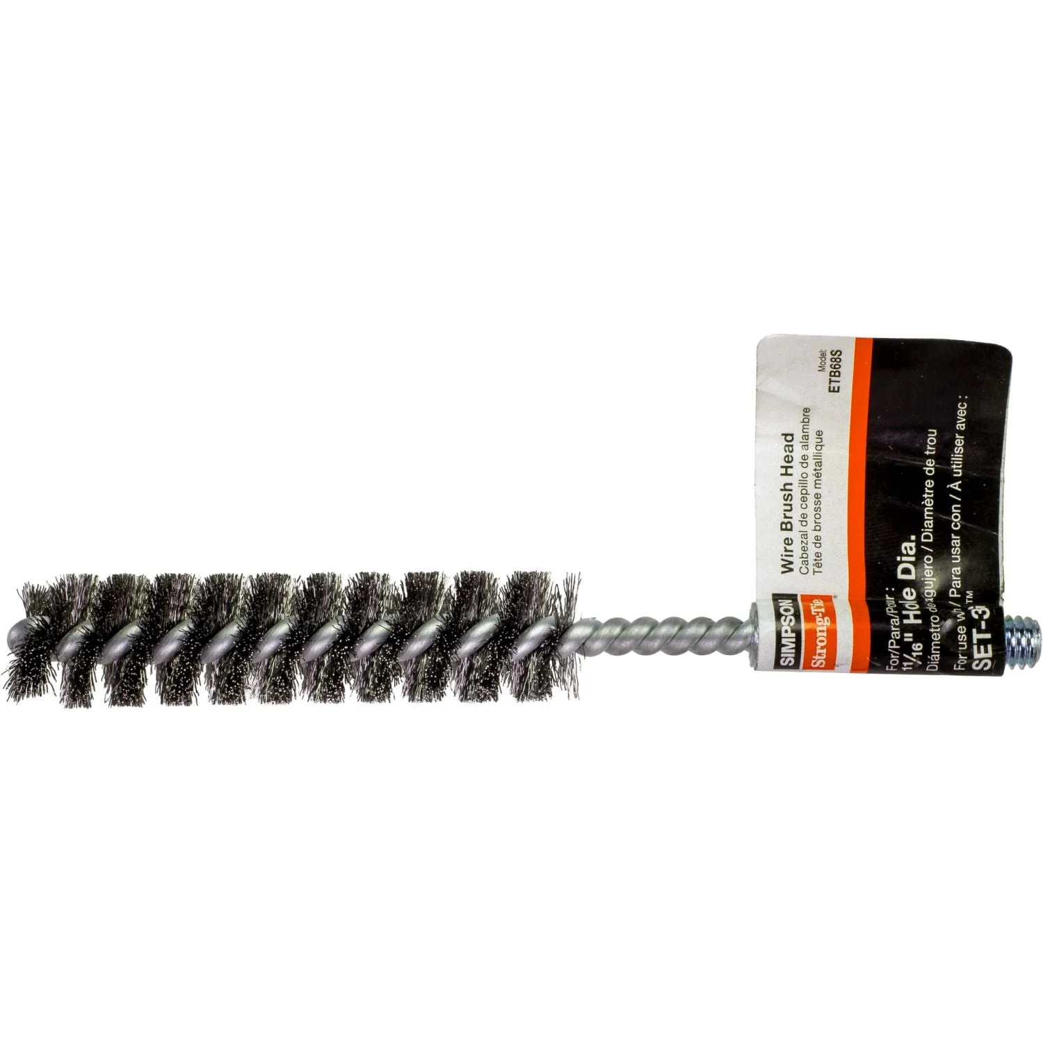 Simpson Strong-Tie ETB68S ETBS 11/16-in. Wire Hole-Cleaning Brush Head - Image 2