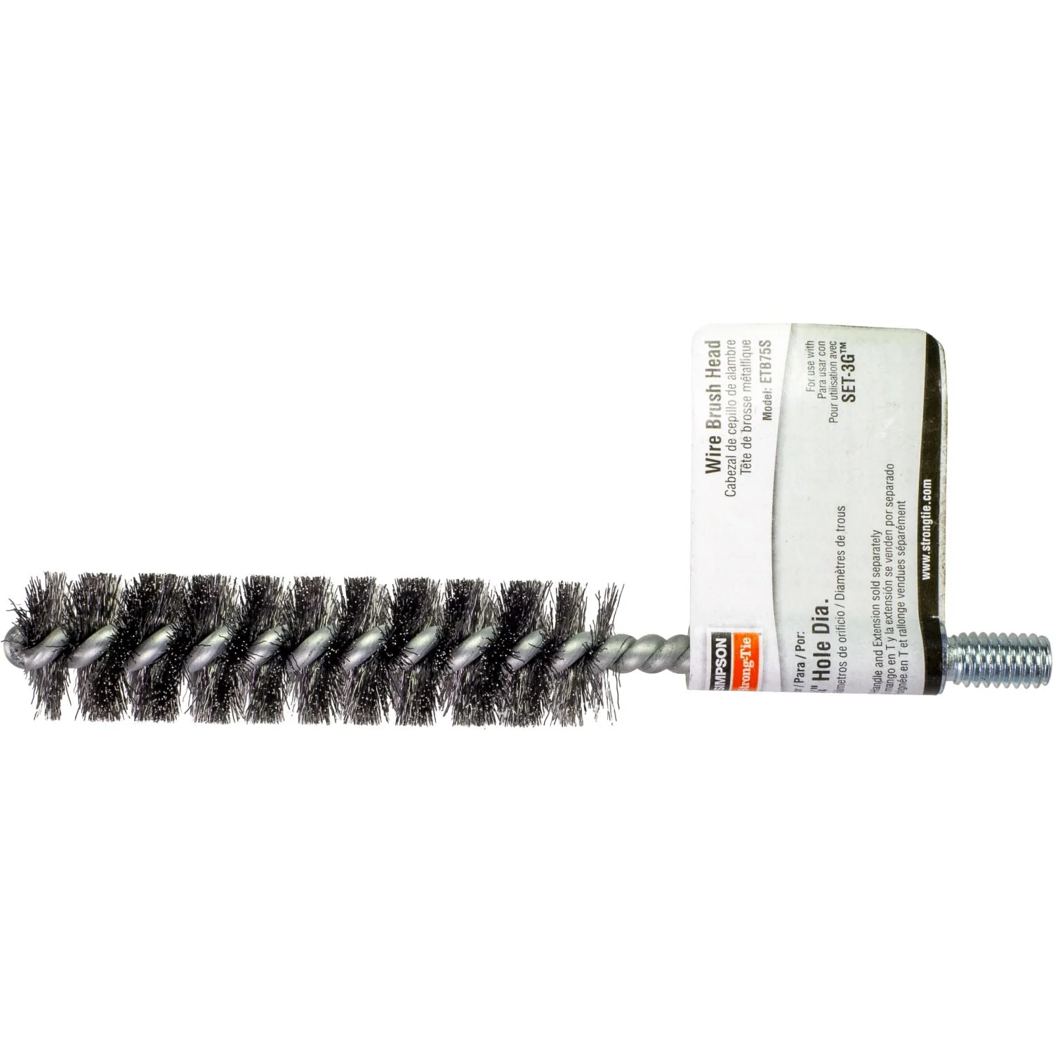 Simpson Strong-Tie ETB75S ETBS 3/4-in. Wire Hole-Cleaning Brush Head - Image 2