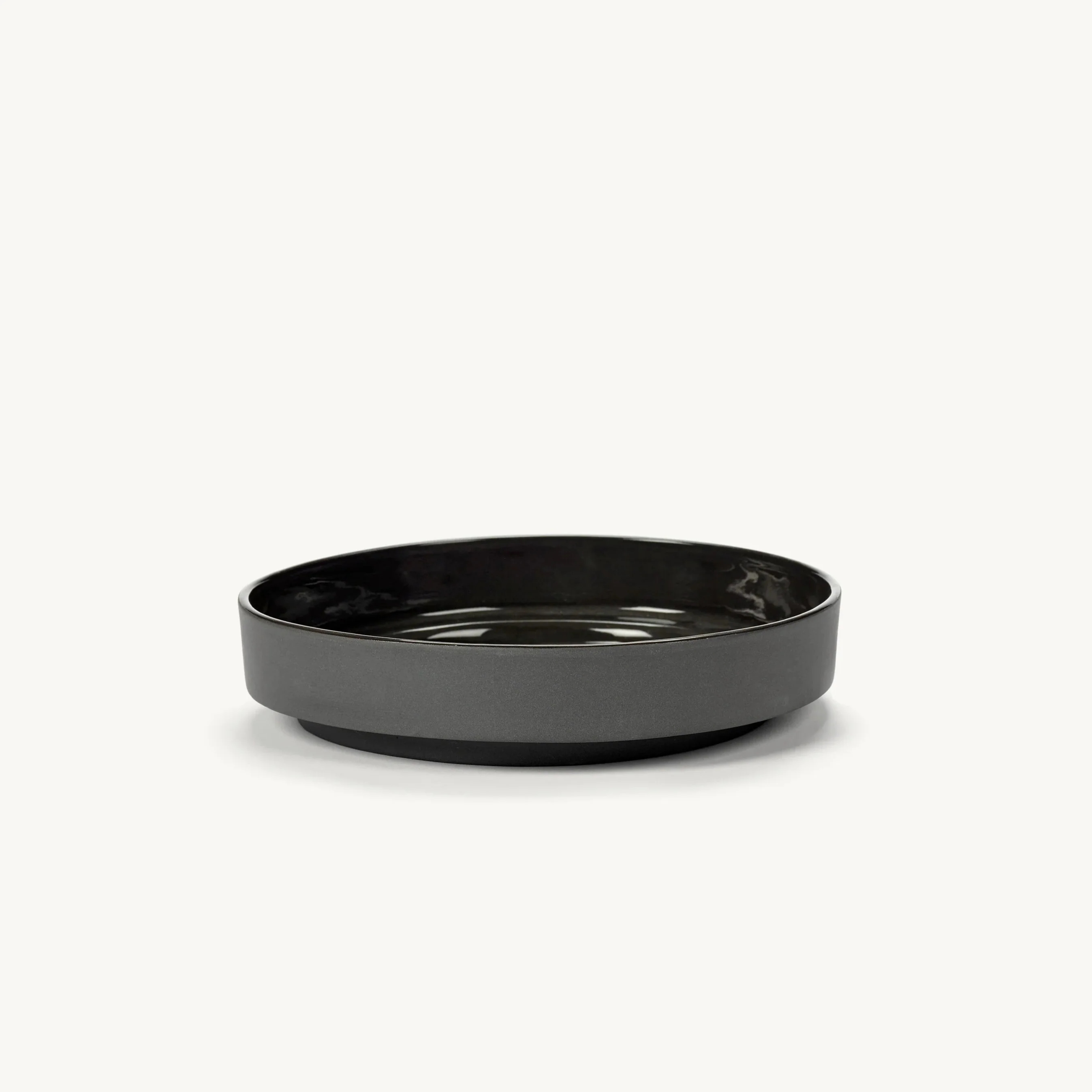 VALERIE OBJECTS | INNER CIRCLE HIGH PLATE, GREY BY MARTEEN BAAS | $69.00 - Image 1