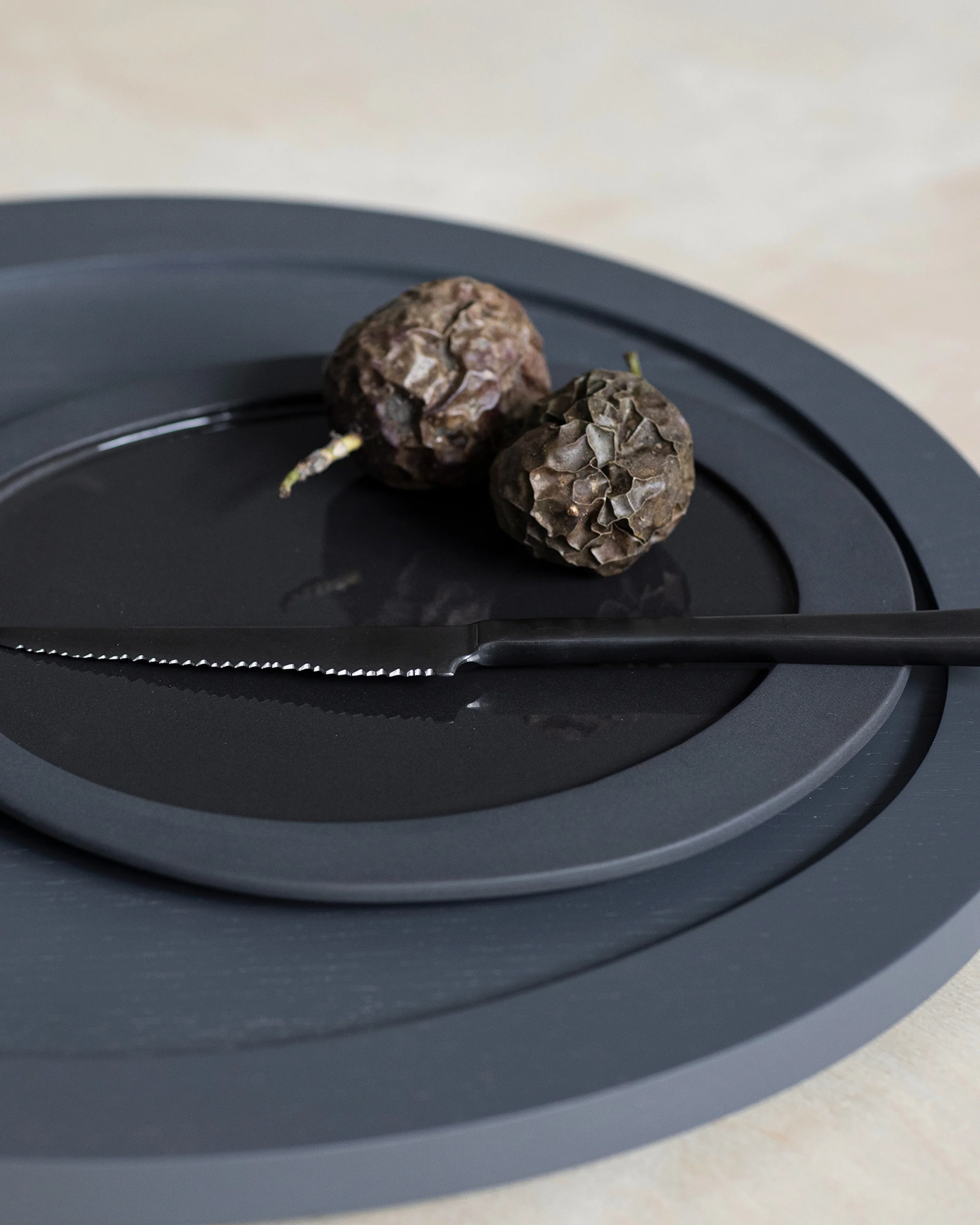 VALERIE OBJECTS | INNER CIRCLE SMALL PLATE, GREY BY MARTEEN BAAS | $43.00 - Image 3