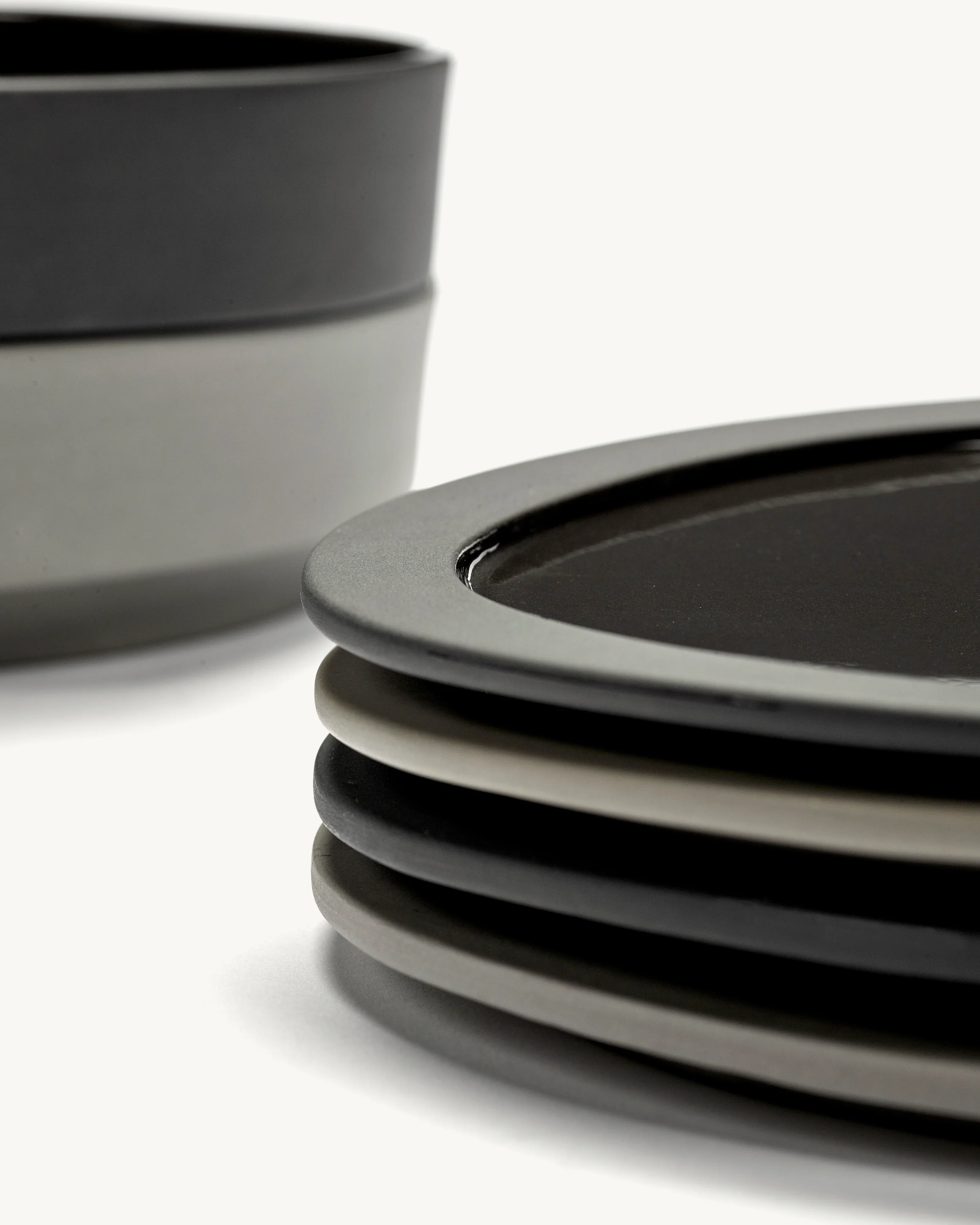 VALERIE OBJECTS | INNER CIRCLE SMALL PLATE, GREY BY MARTEEN BAAS | $43.00 - Image 2