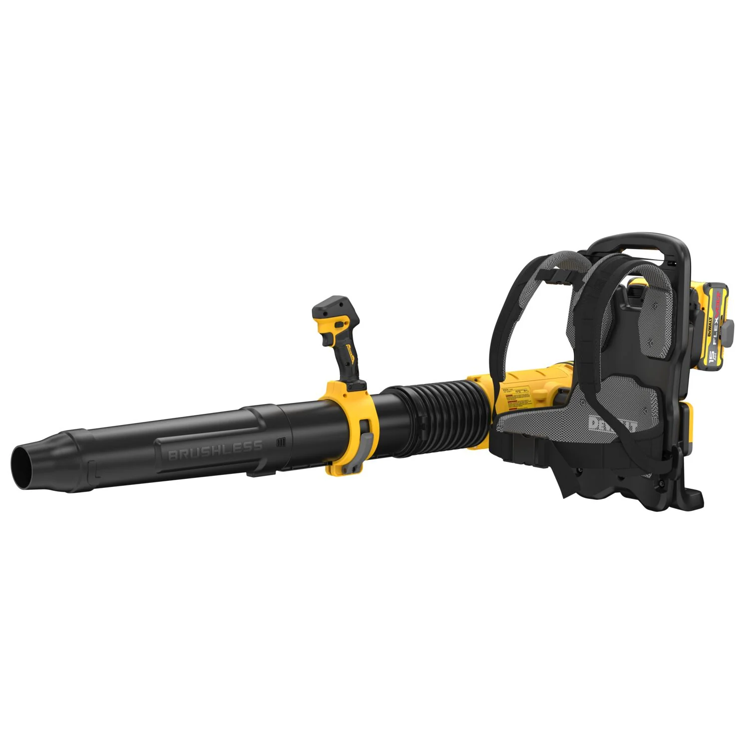 DeWALT DCBL570Z2 60V FlexVOLT 160-MPH 855-CFM Backpack Blower 15.0Ah Kit