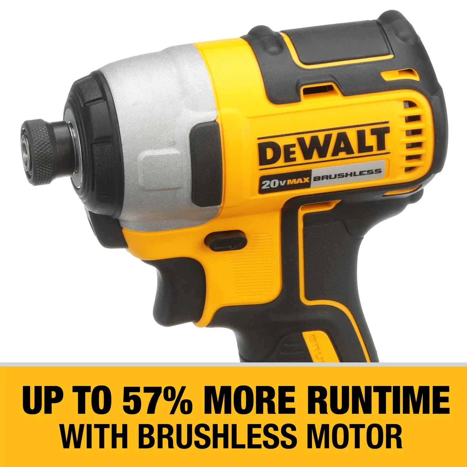 DeWalt 20V MAX Brushless 1/4-in. Impact Driver 3.5Ah POWERSTACK + 1.5Ah Kit - Image 3