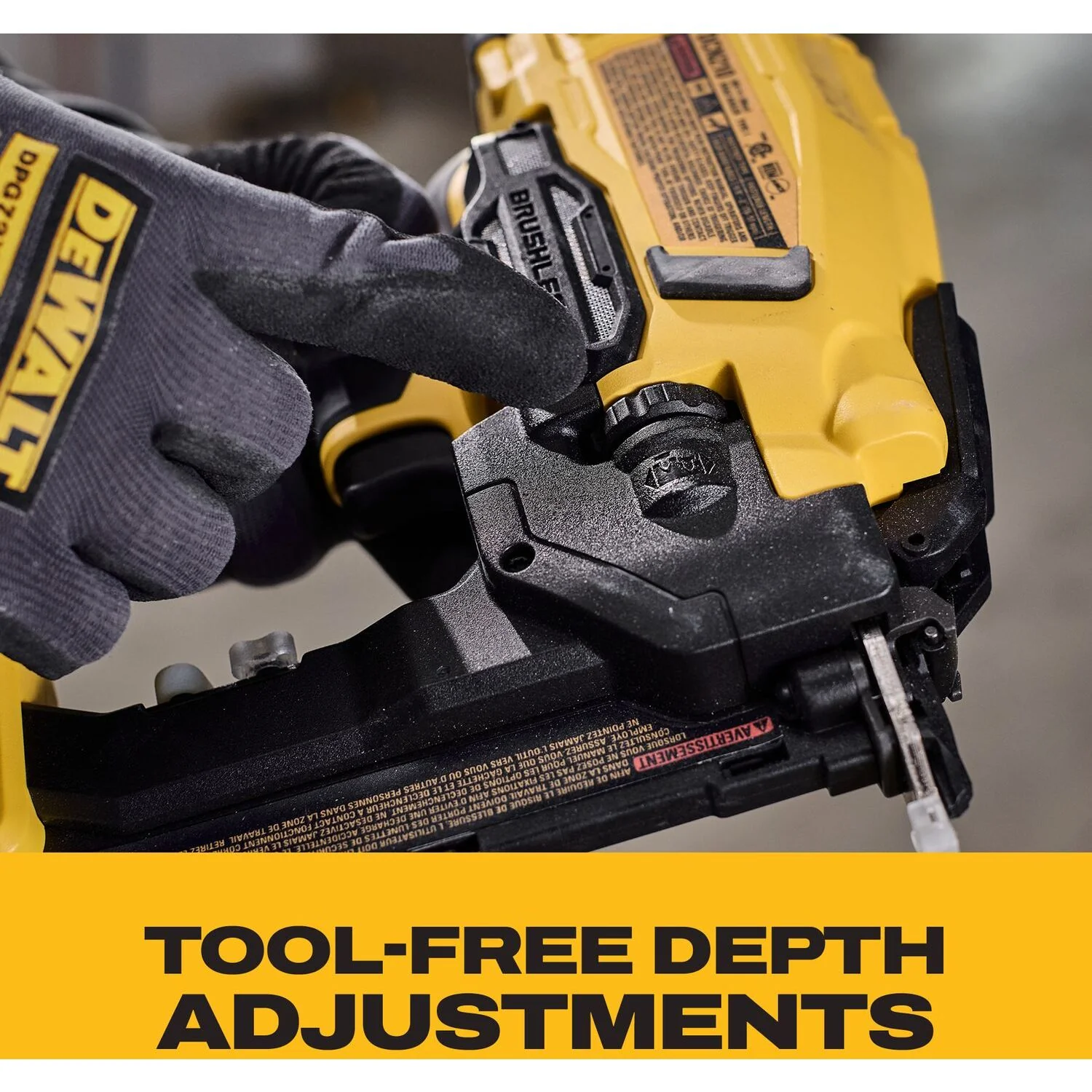 DeWALT DCN210B 20V MAX XR 18Ga Brad Nailer, Tool Only - Image 3