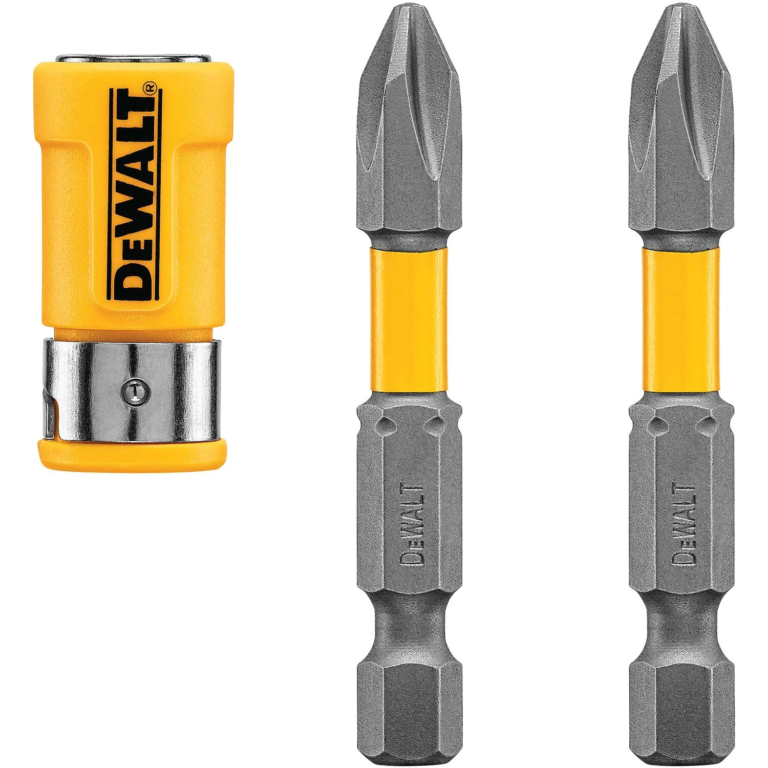 DeWALT DWA2PH2SL MAX FIT 2″ PH2 Phillips Driver Bit 2-Pack + Sleeve