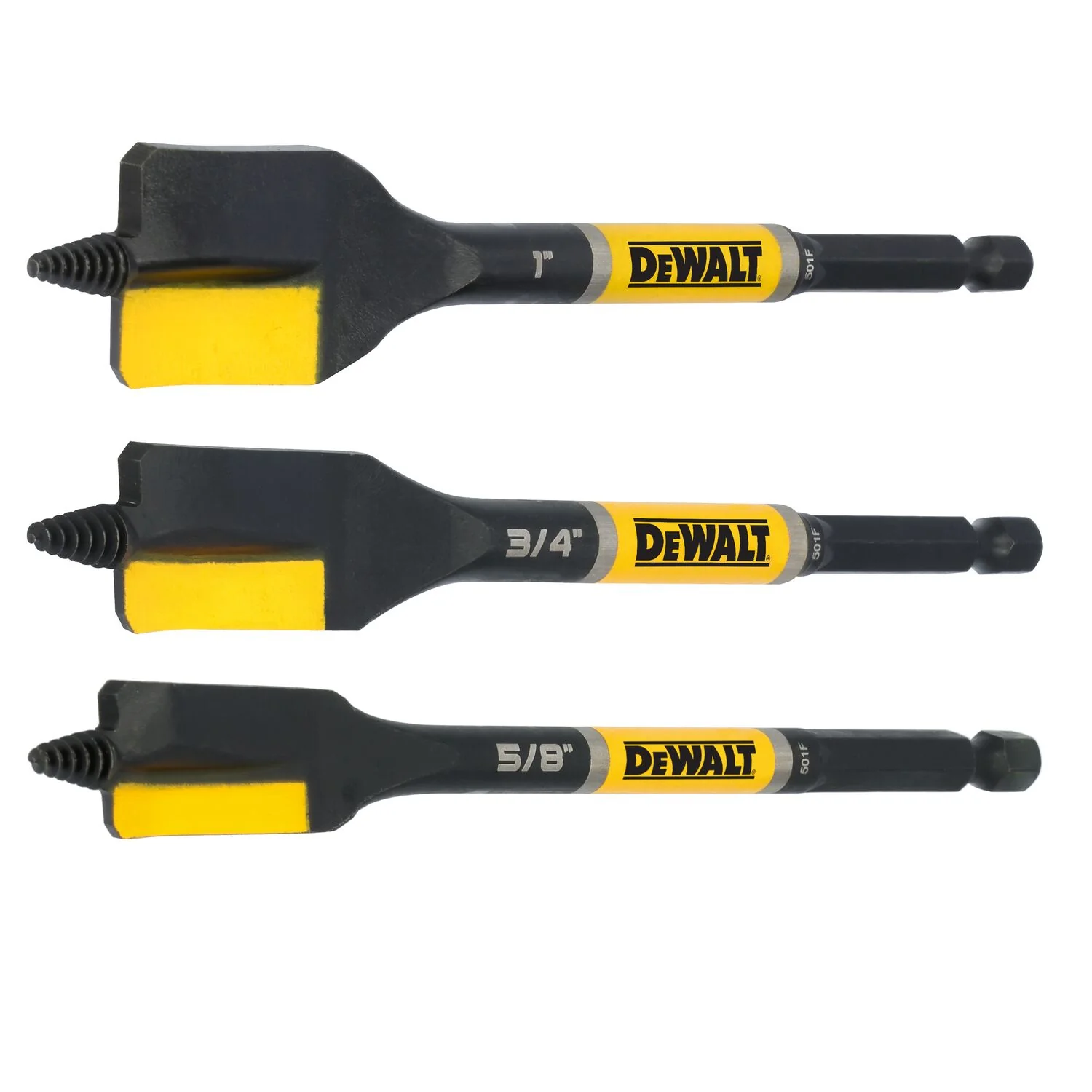DeWALT DWAWDNS3PC ELITE SERIES Nail Cutting Spade 3-Piece Bit Set - Image 3