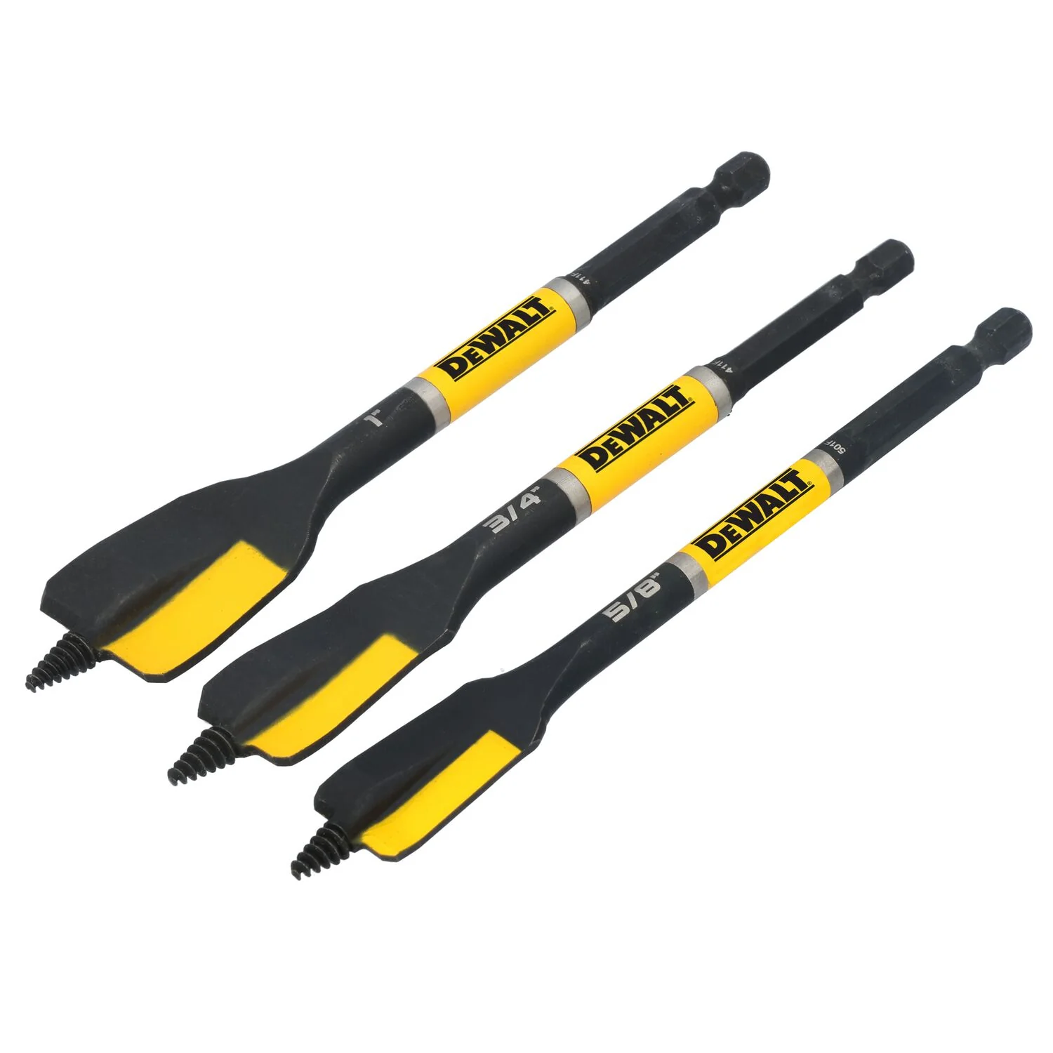 DeWALT DWAWDNS3PC ELITE SERIES Nail Cutting Spade 3-Piece Bit Set - Image 1