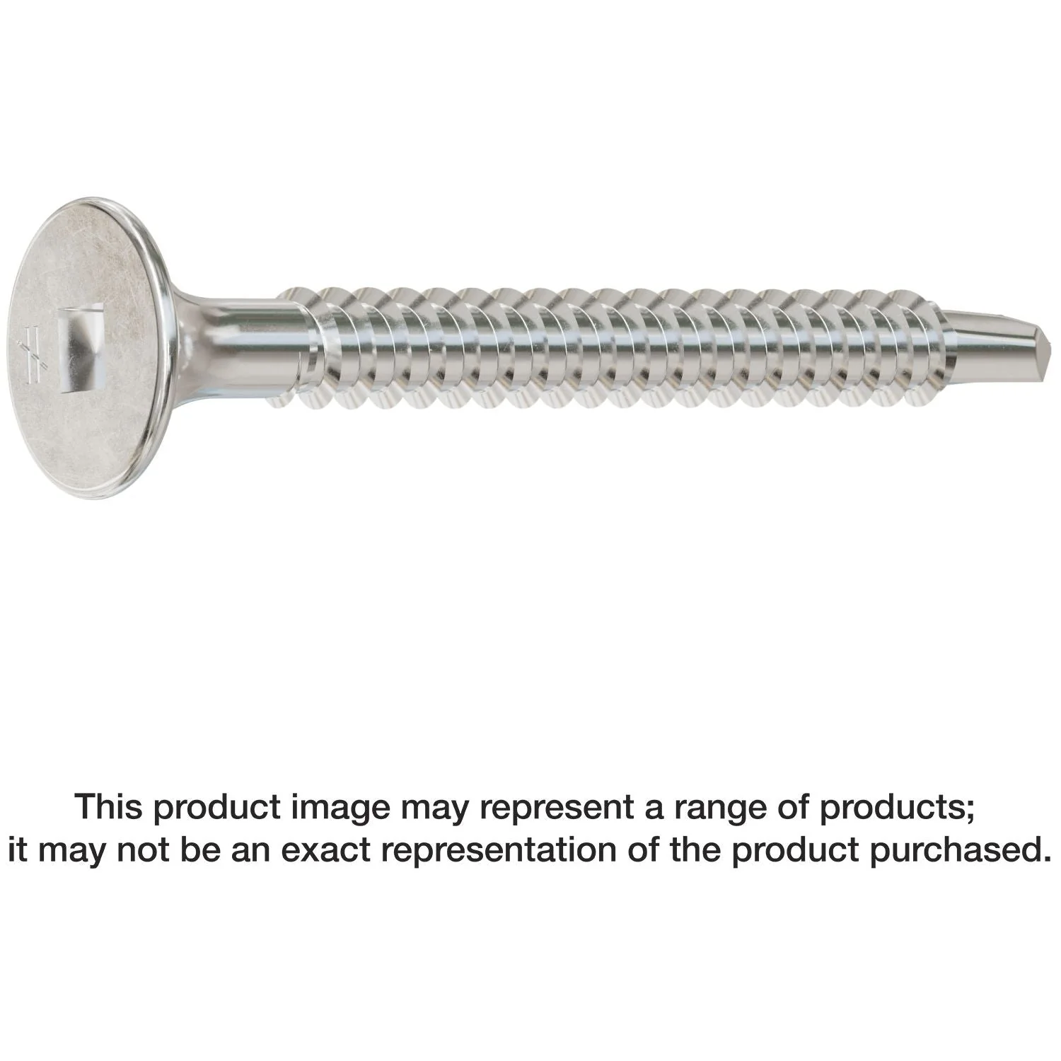 Simpson Strong-Tie F08T162WDB Self-Drilling Fiber-Cement Screw,  #8 x 1-5/8-in. #2 Square Drive, Type 410, 3000-Pack - Image 1