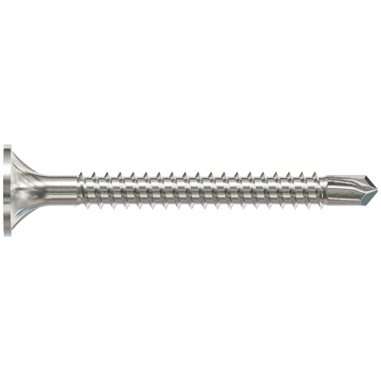 Simpson Strong-Tie F08T162WDC Self-Drilling Fiber-Cement Screw,  #8 x 1-5/8-in. #2 Square Drive, Type 410, 100-Pack - Image 2