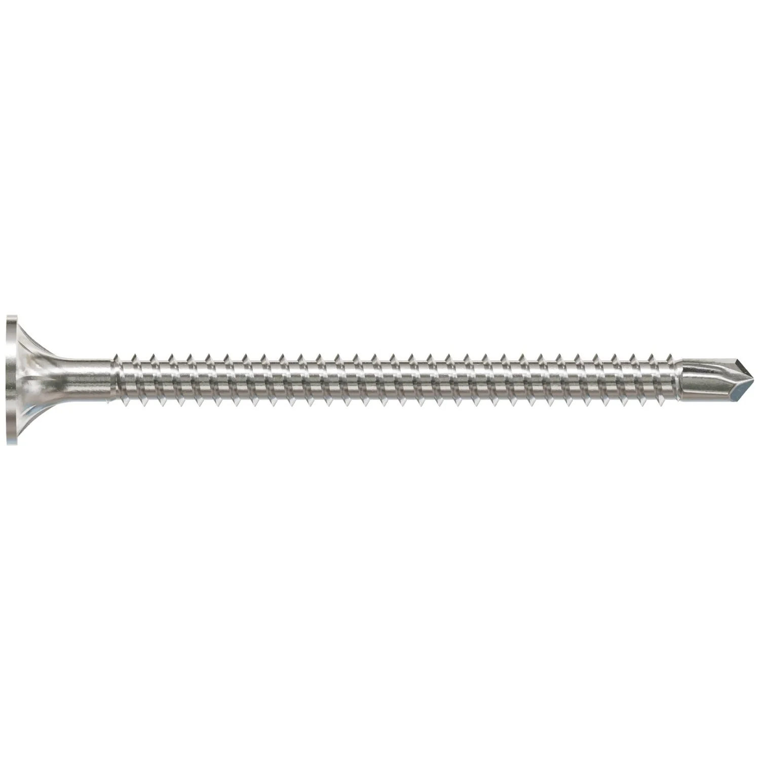 Simpson Strong-Tie F08T225WDC Self-Drilling Fiber-Cement Screw,  #8 x 2-1/4-in. #2 Square Drive, Type 410, 100-Pack - Image 2
