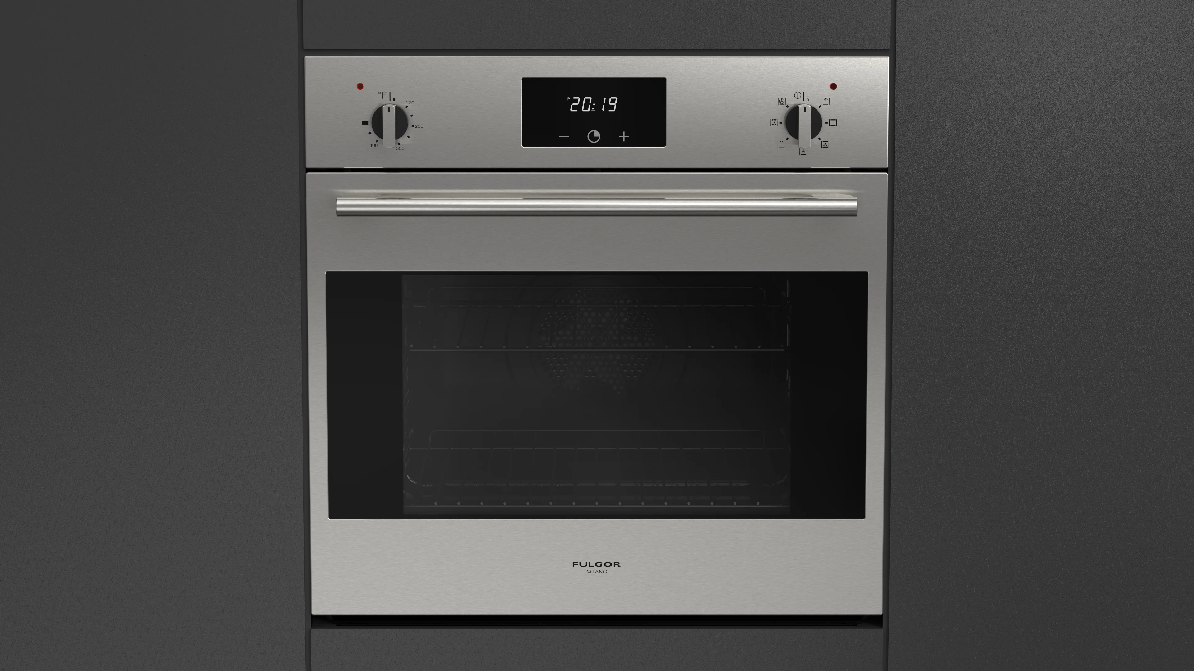 FULGOR MILANO | 24″ SINGLE WALL ELECTRIC OVEN | 9.00