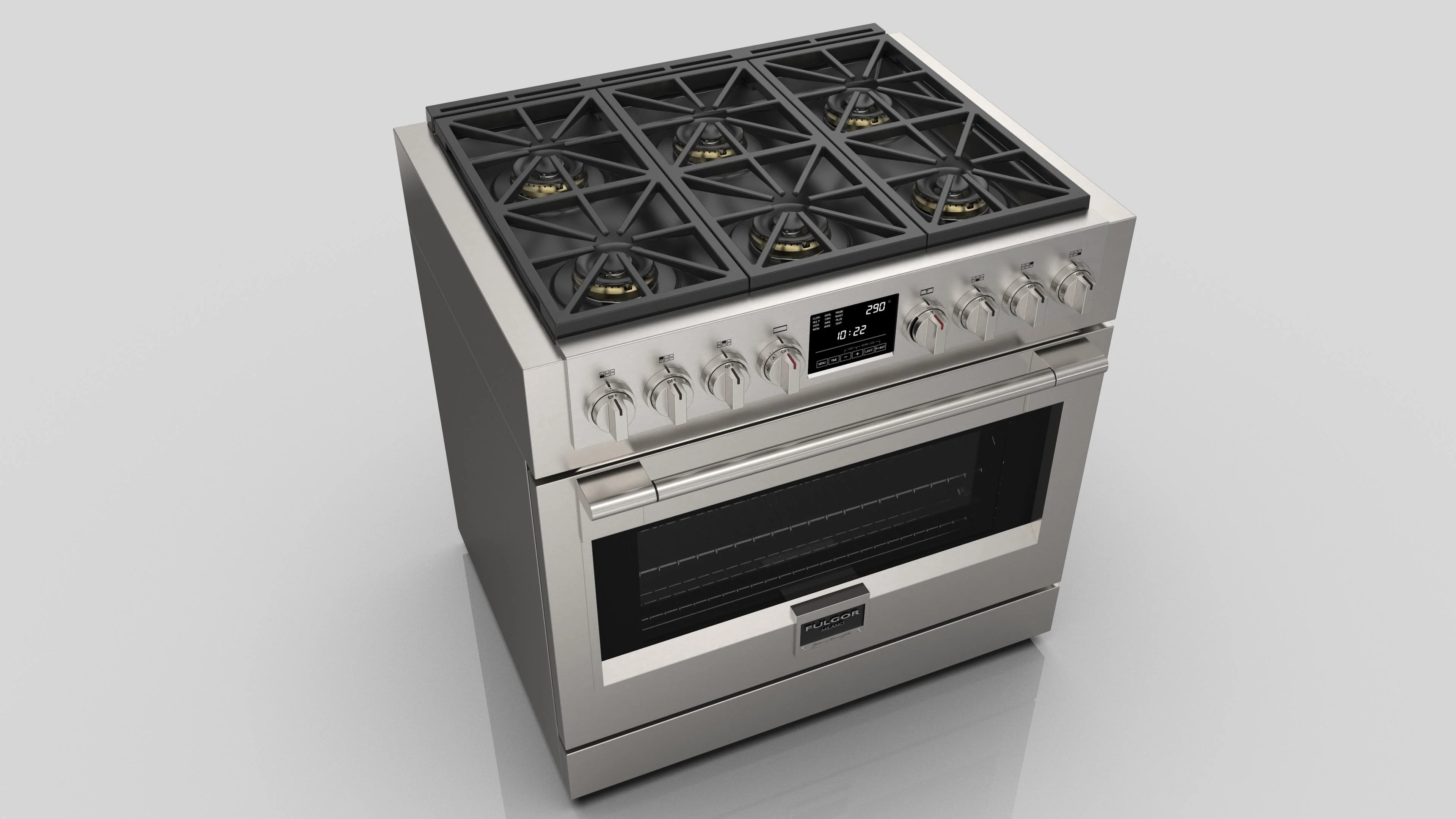 FULGOR MILANO | 36" FREESTANDING DUAL FUEL RANGE | $8,499.00 - $9,728.00 - Image 3