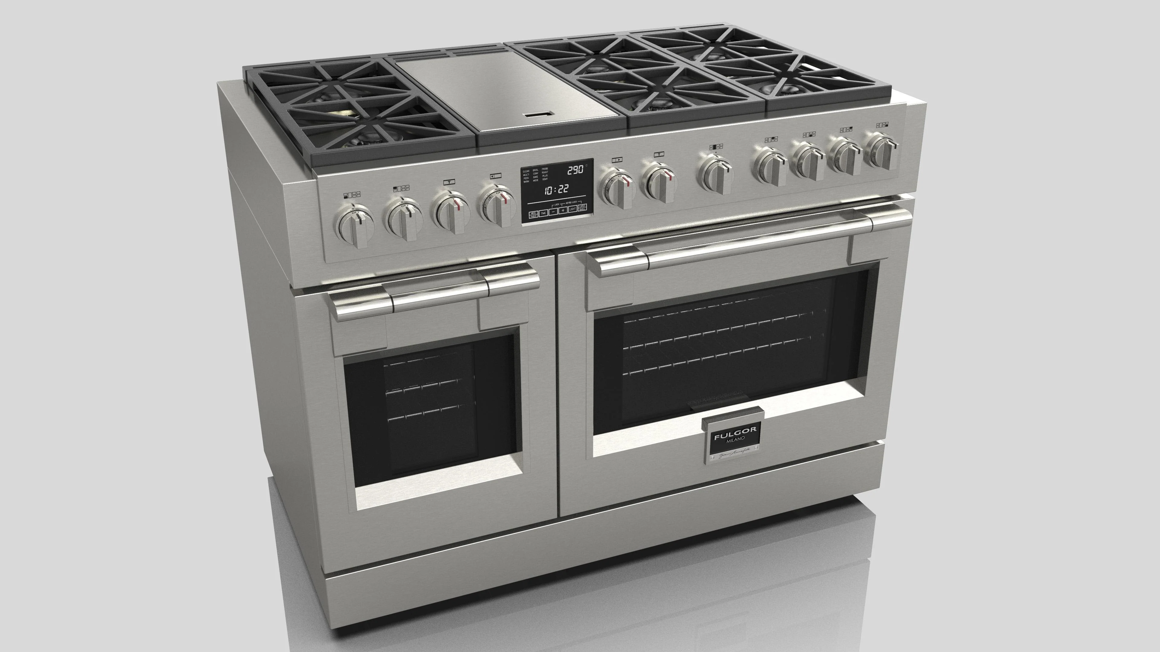 FULGOR MILANO | 48" DUAL FUEL PROFESSIONAL RANGE | $12,499.00 - $14,418.00 - Image 3