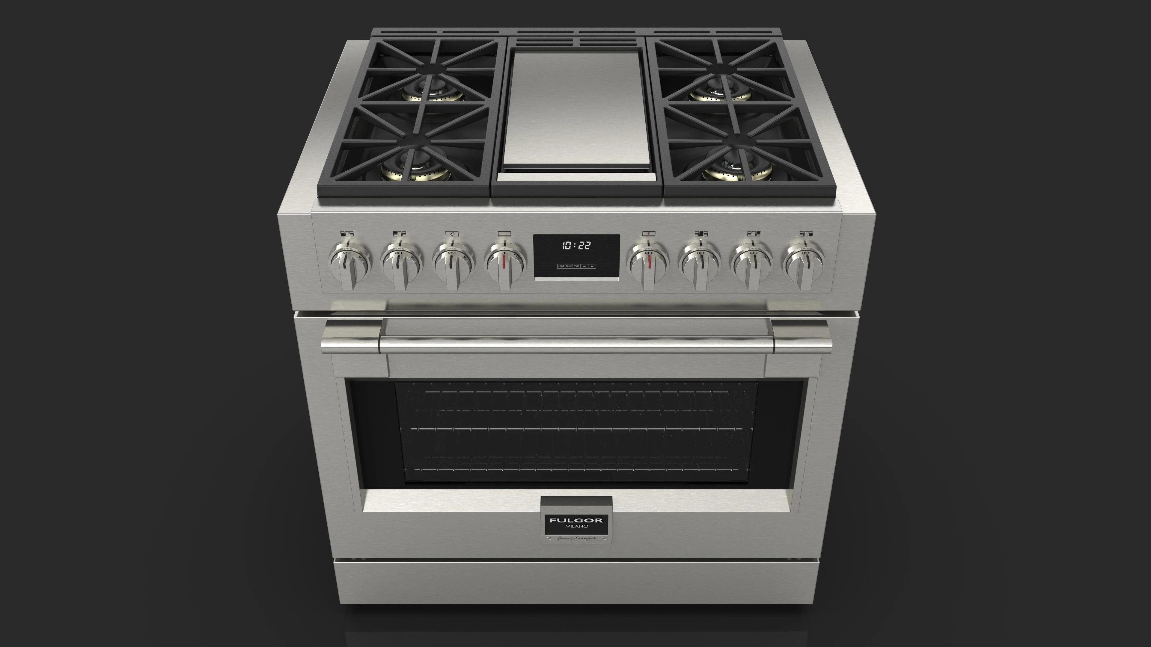 FULGOR MILANO | 36" Freestanding Professional Gas Range - $7,799.00 - $9,028.00 - Image 2