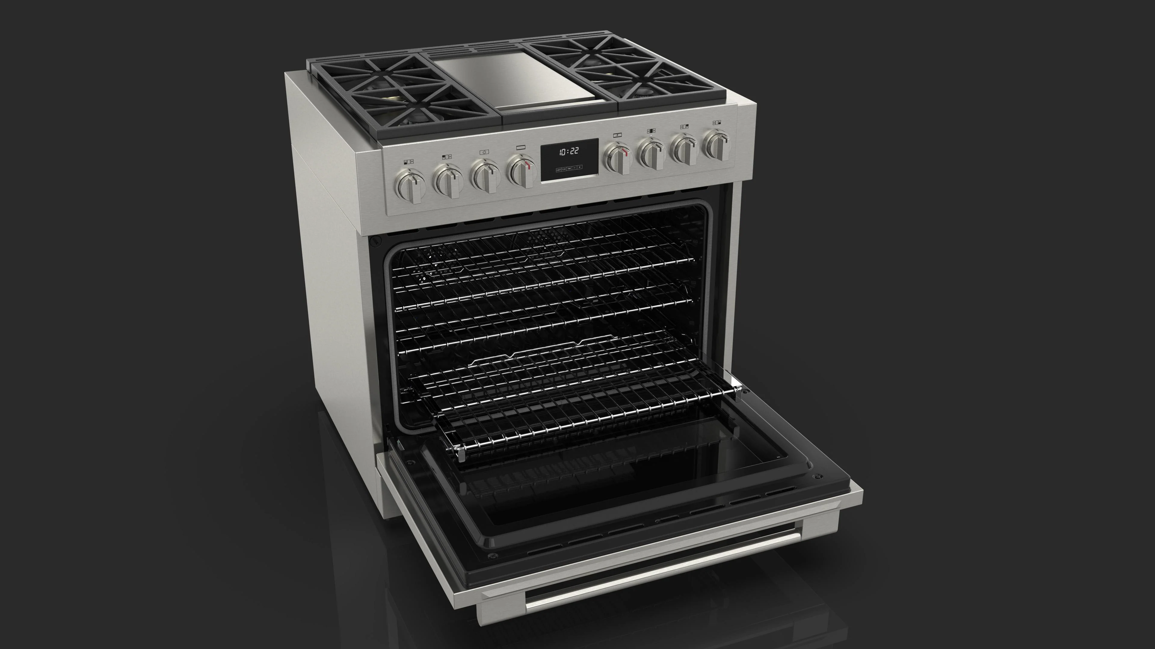 FULGOR MILANO | 36" Freestanding Professional Gas Range - $7,799.00 - $9,028.00 - Image 3