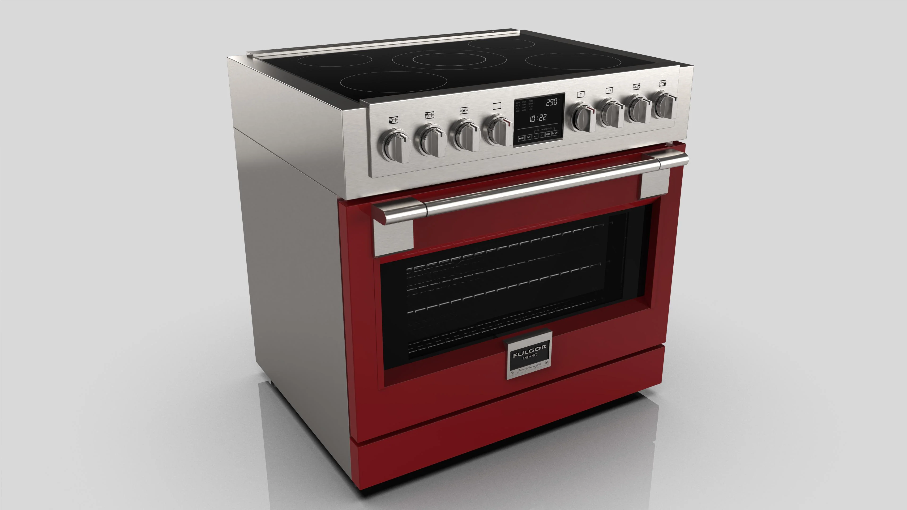 FULGOR MILANO | 36" INDUCTION FREESTANDING PRO-RANGER | $9,499.00 - $10,728.00 - Image 2