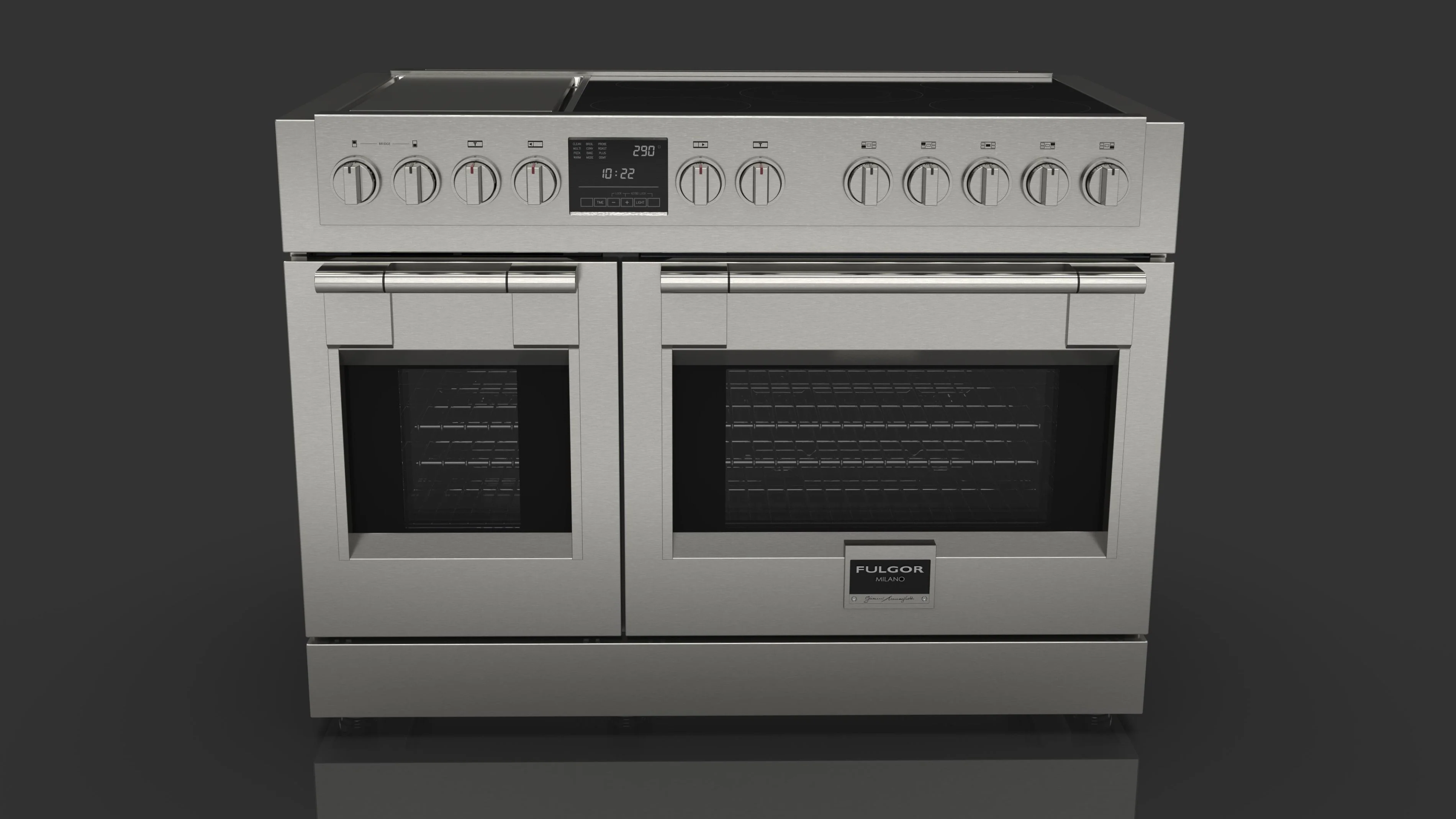 FULGOR MILANO | 48″ FREESTANDING PRO INDUCTION RANGE W GRIDDLE | ,499.00 – ,418.00