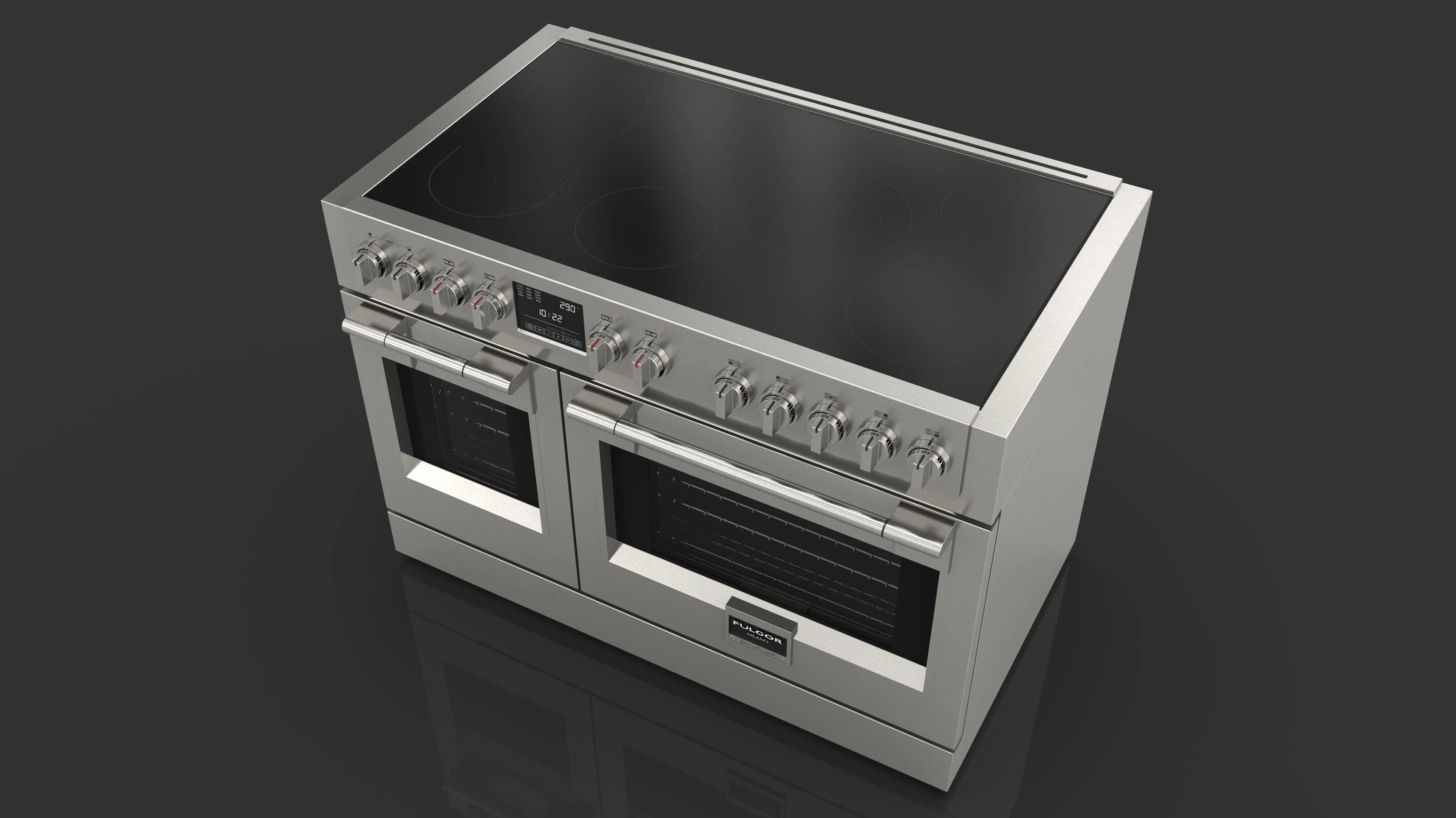 FULGOR MILANO | 48" FREESTANDING PROFESSIONAL INDUCTION RANGE | $14,499.00 - $16,418.00 - Image 2