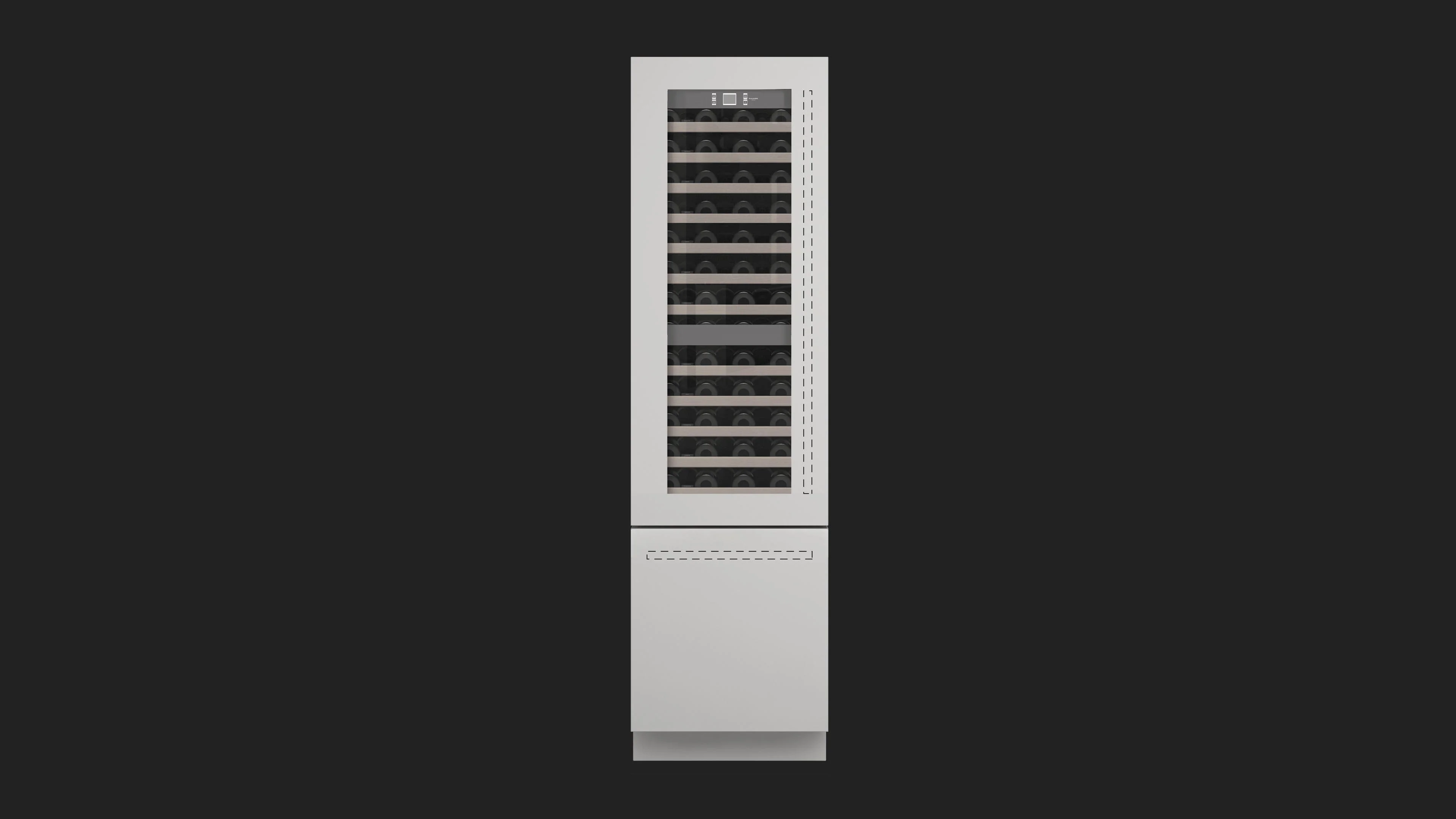 FULGOR MILANO | 24″ DUAL ZONE WINE CELLAR PANEL READY | ,799.00