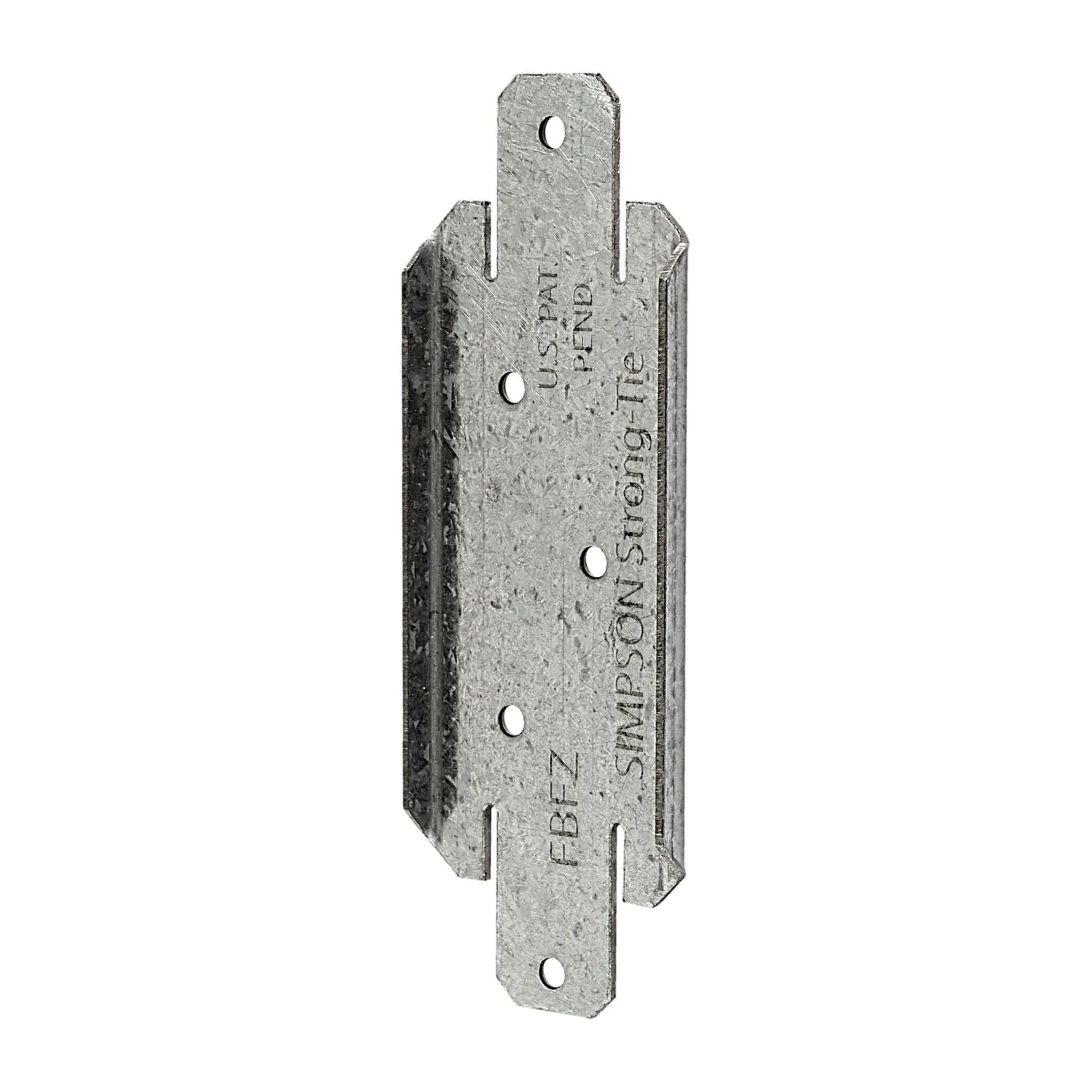 Simpson Strong-Tie FBFZ FBFZ ZMAX Galvanized Flat Rail Fence Bracket for 2x4 - Image 3