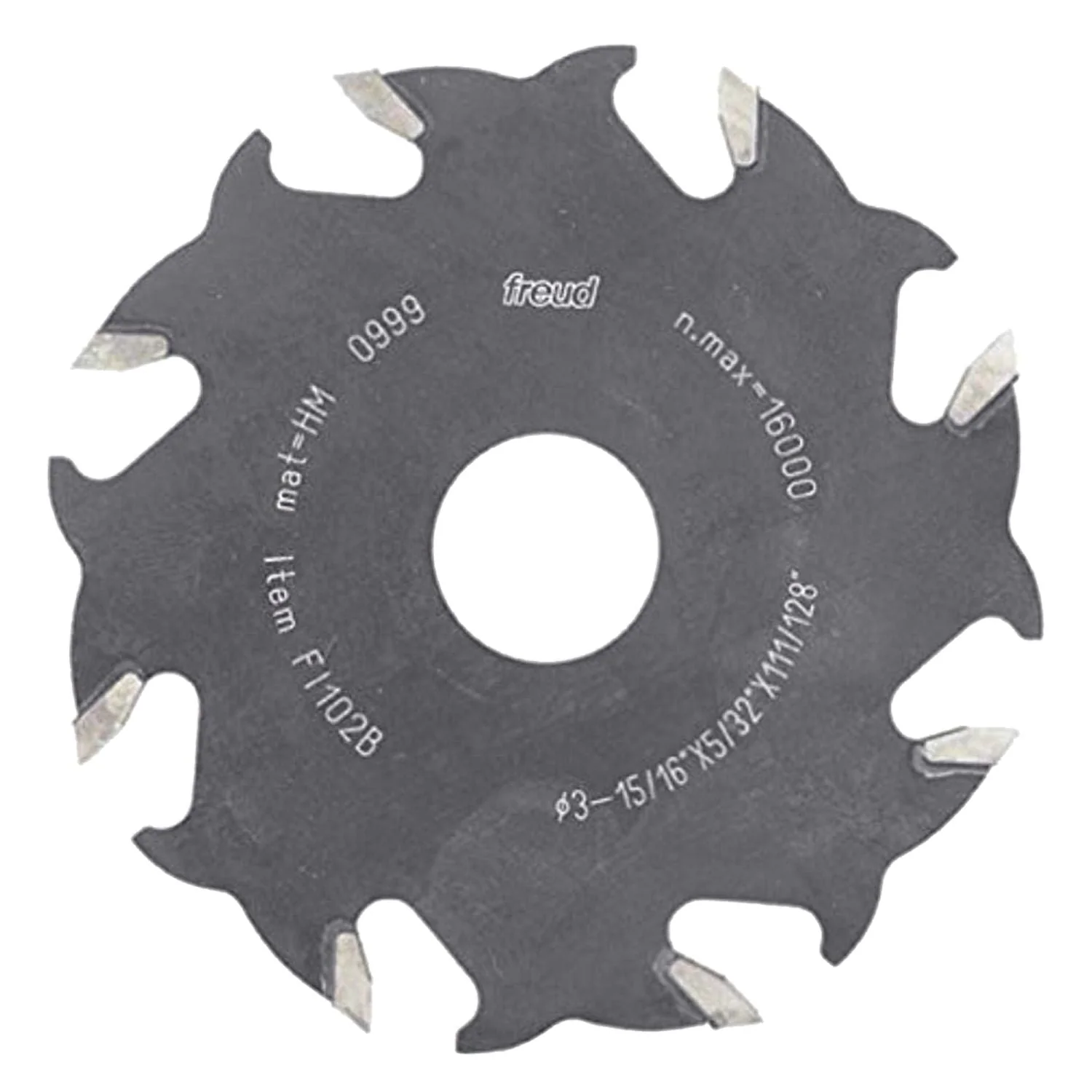 Freud FI102 4 in. 8-Tooth  Replacement Blade for JS100, JS102 or Similar Biscuit Joiner - Image 1