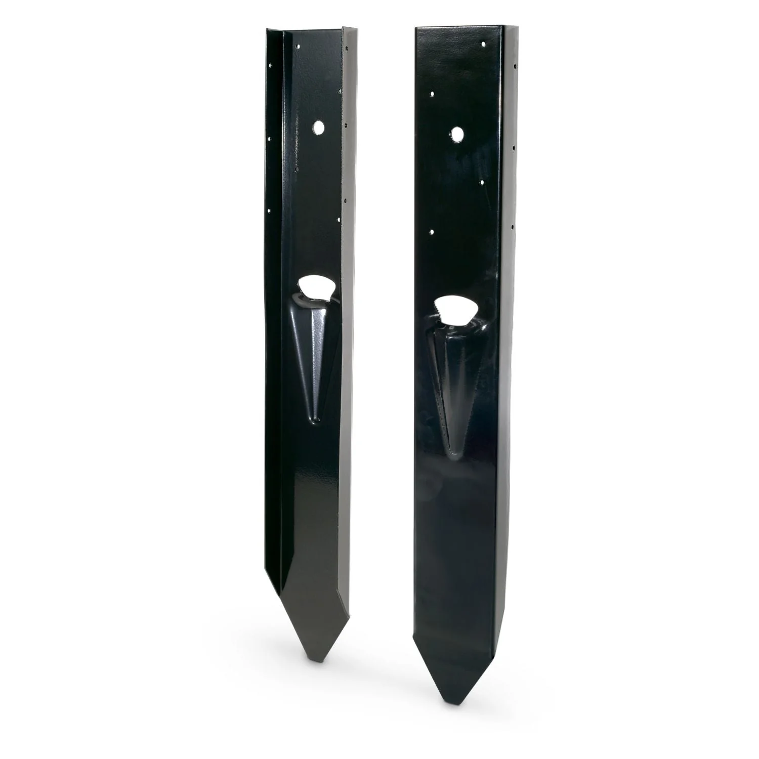 Simpson Strong-Tie E-Z Mender 12-Gauge Black Powder-Coated Mender Plate for 4x4 Wood Post (FPBM44E) - Image 1