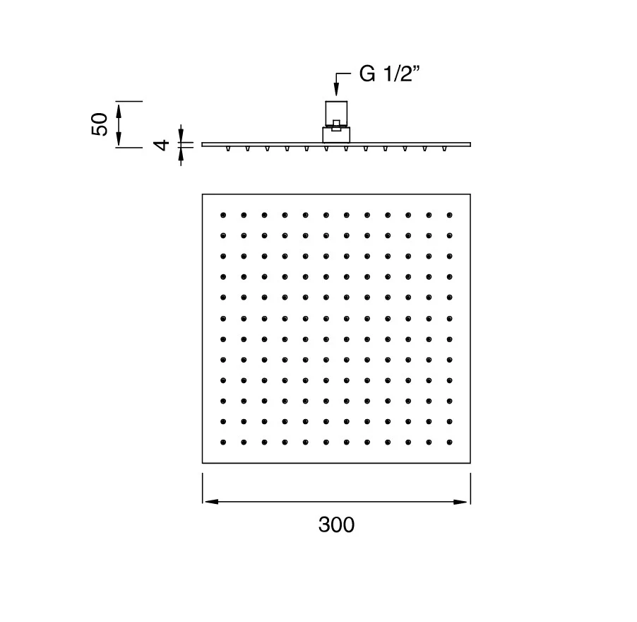 FRE32 I Square shower head by CEA Design - $1,145.00 - $2,717.00 - Image 3