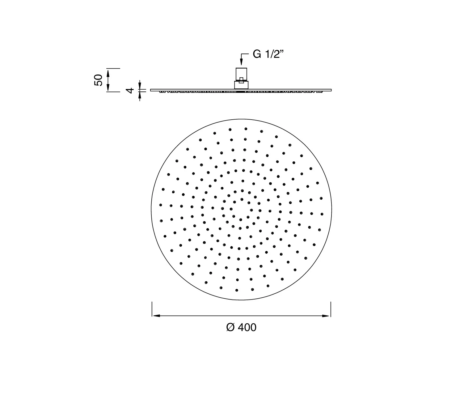FRE40 I Round shower head by CEA Design - $1,219.00 - $3,864.00 - Image 3