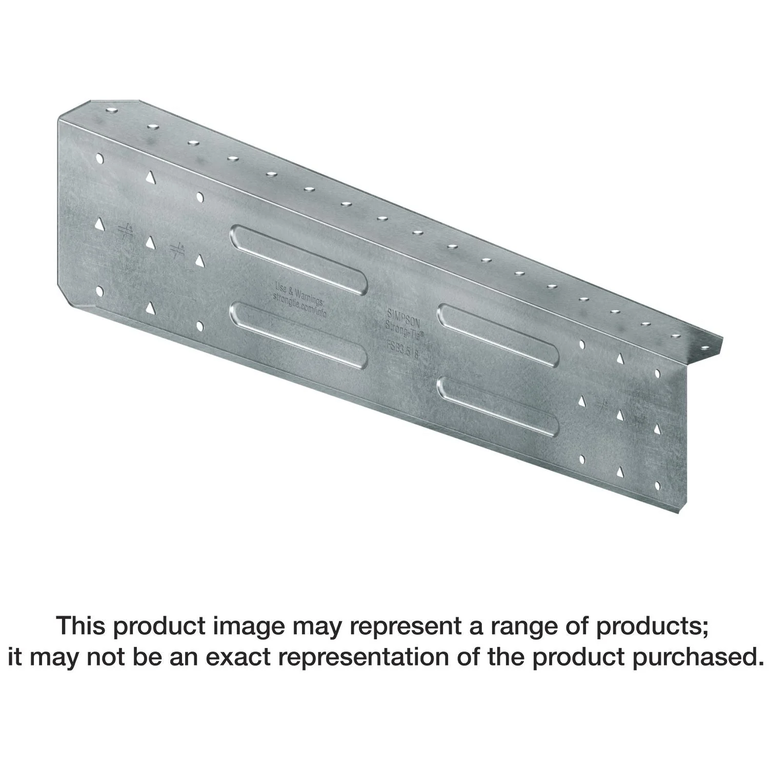 Simpson Strong-Tie FSB3.518-R25 FSB Bypass Framing Fixed-Clip Strut Connector, 25-Pack - Image 3