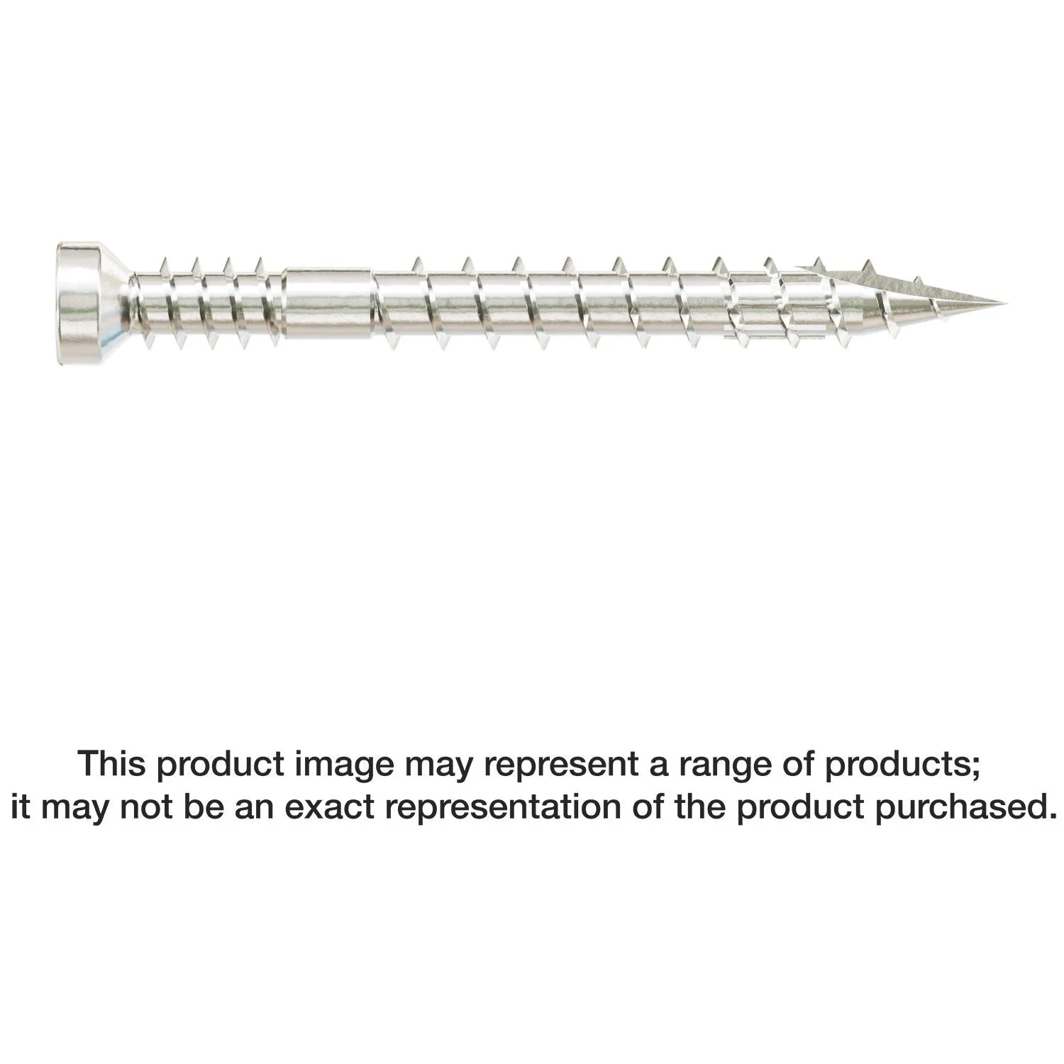 Simpson Strong-Tie FT07112T500 Finish Trim Screw,  #7 x 1-1/2-in. T10, Trim-Head, Type 316, 500-Pack - Image 1