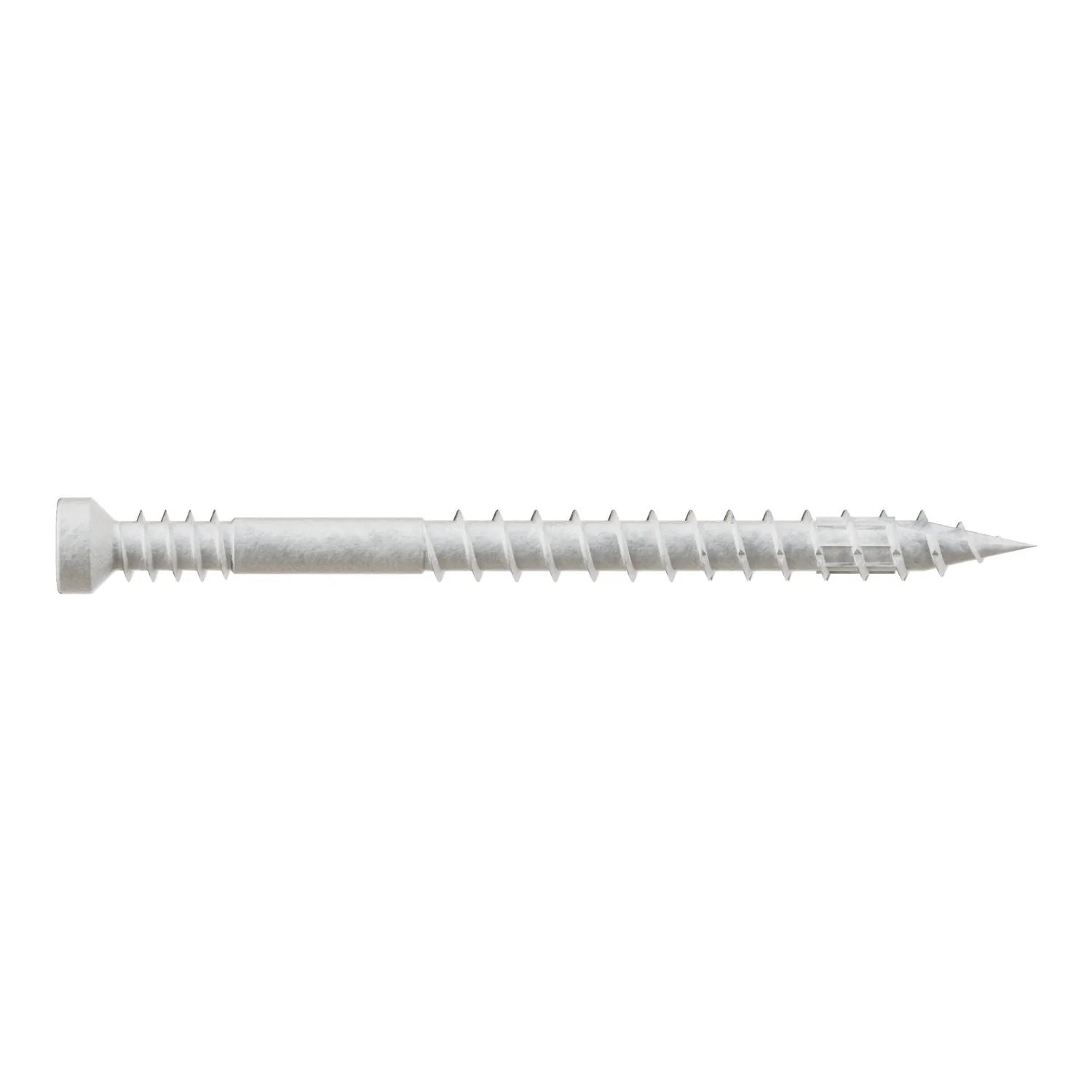 Simpson Strong-Tie FT07200R100W Finish Trim Screw,  #7 x 2-in. T10, Trim-Head, Quik Guard, White, 100-Pack - Image 2
