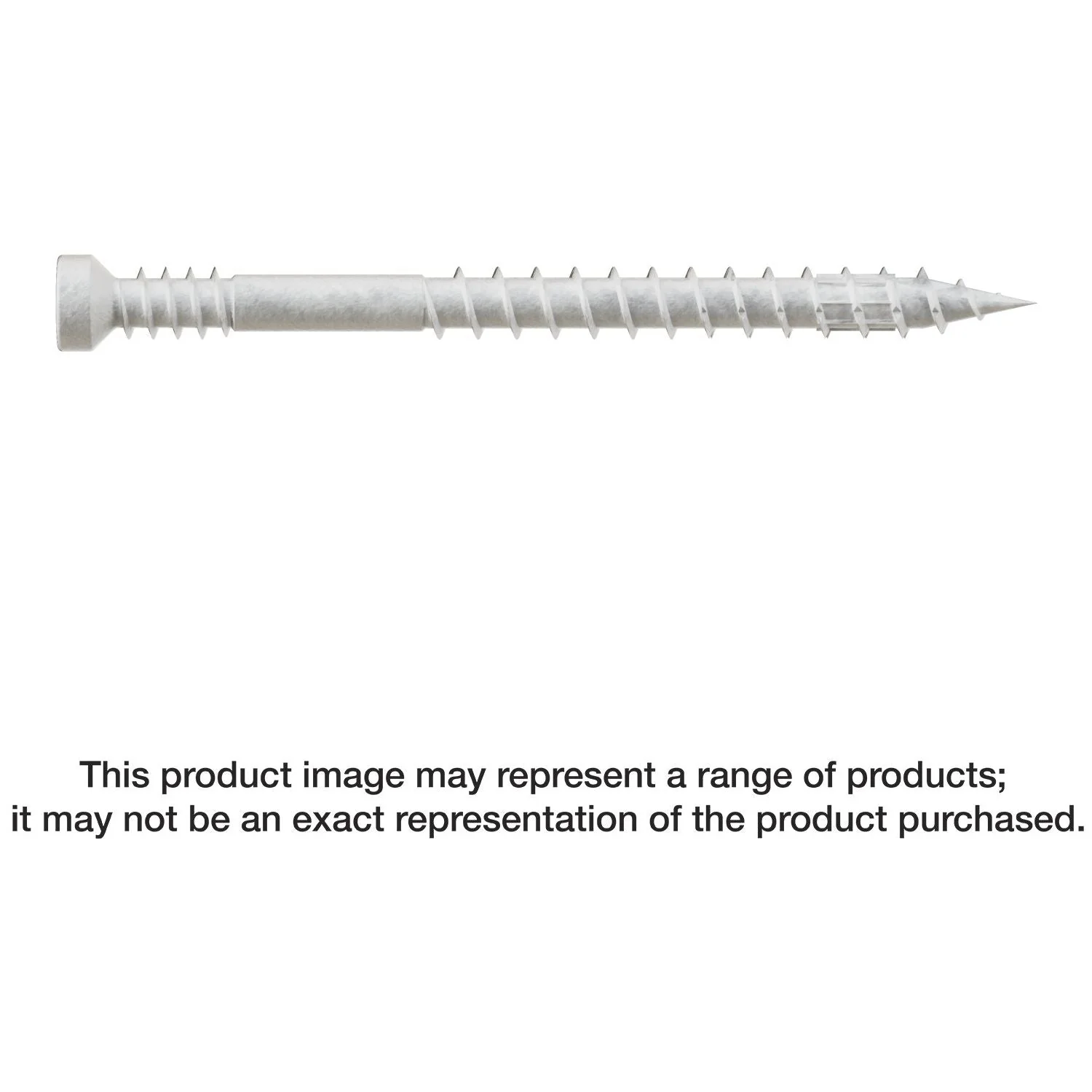 Simpson Strong-Tie FT07200R450W Finish Trim Screw,  #7 x 2-in. T10, Trim-Head, Quik Guard, White, 450-Pack - Image 1