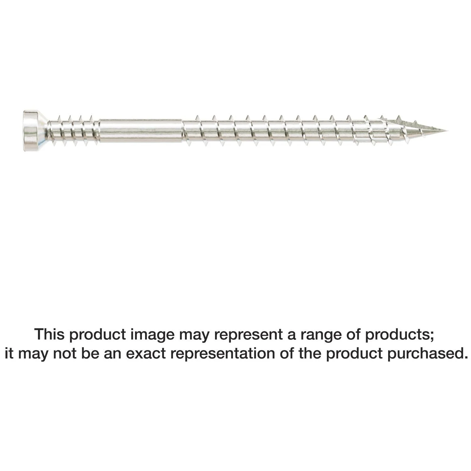 Simpson Strong-Tie FT07200T450 Finish Trim Screw,  #7 x 2-in. T10, Trim-Head, Type 316, 450-Pack - Image 1