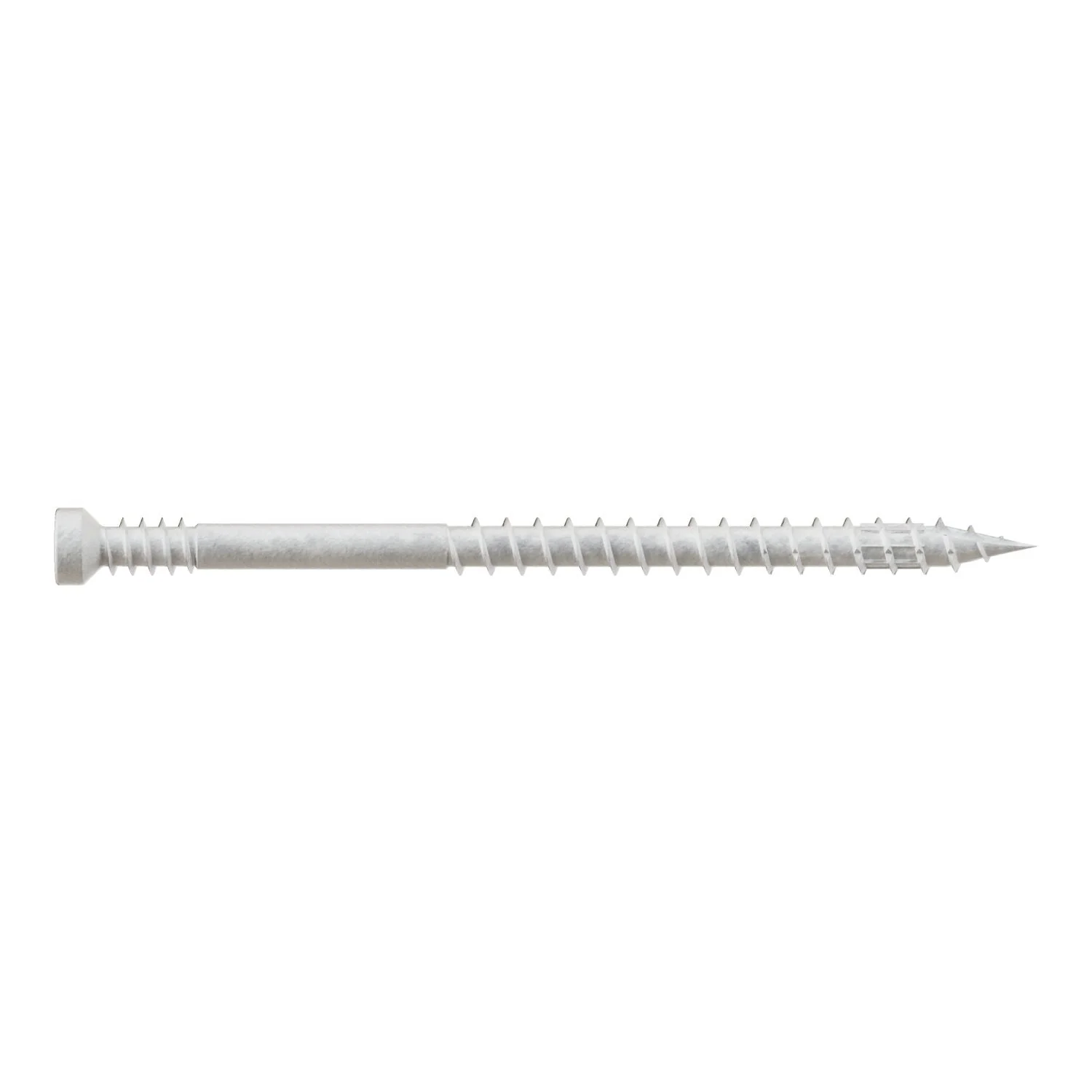 Simpson Strong-Tie FT07212R400W Finish Trim Screw,  #7 x 2-1/2-in. T10, Trim-Head, Quik Guard, White, 400-Pack - Image 2