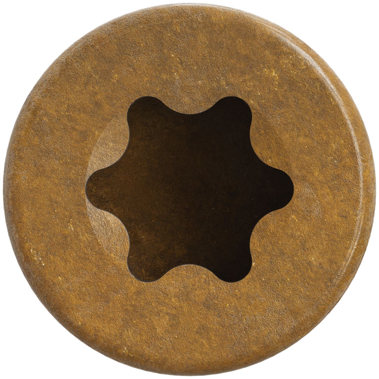 Simpson Strong-Tie FT07300R100 Finish Trim Screw,  #7 x 3-in. T10, Trim-Head, Quik Guard, Tan, 100-Pack - Image 3