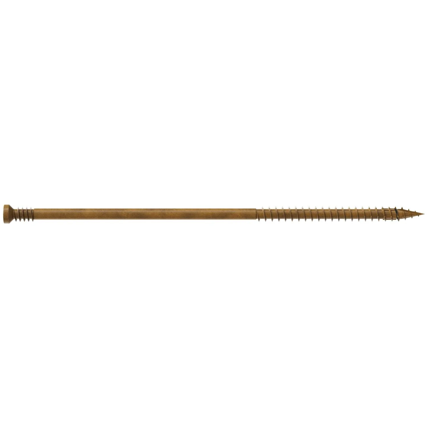 Simpson Strong-Tie FT09500MB Finish Trim Screw,  #9 x 5-in. T15, Trim-Head, Quik Guard, Tan, 500-Pack - Image 2