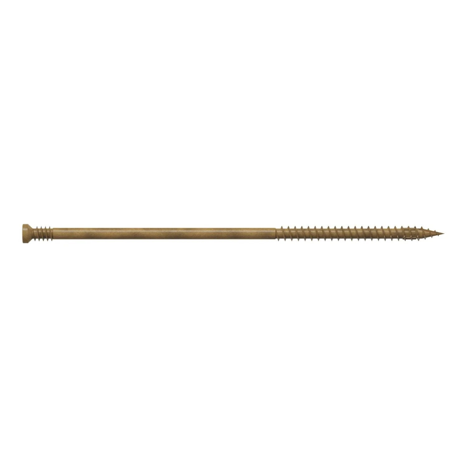 Simpson Strong-Tie FT09500R50 Finish Trim Screw,  #9 x 5-in. T15, Trim-Head, Quik Guard, Tan, 50-Pack - Image 2