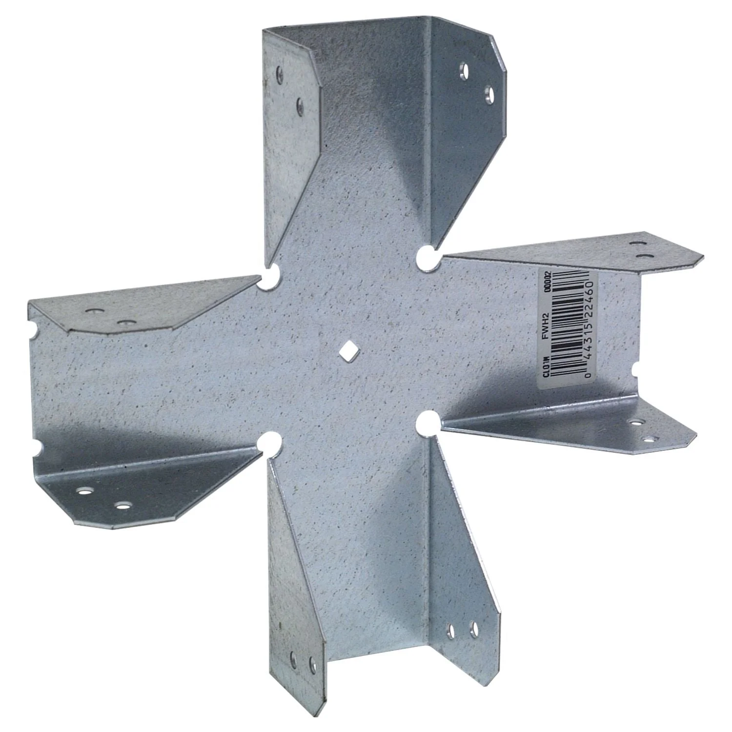Simpson Strong-Tie FWH2 FWH 18-Gauge Four-Way Connector for 2x - Image 2